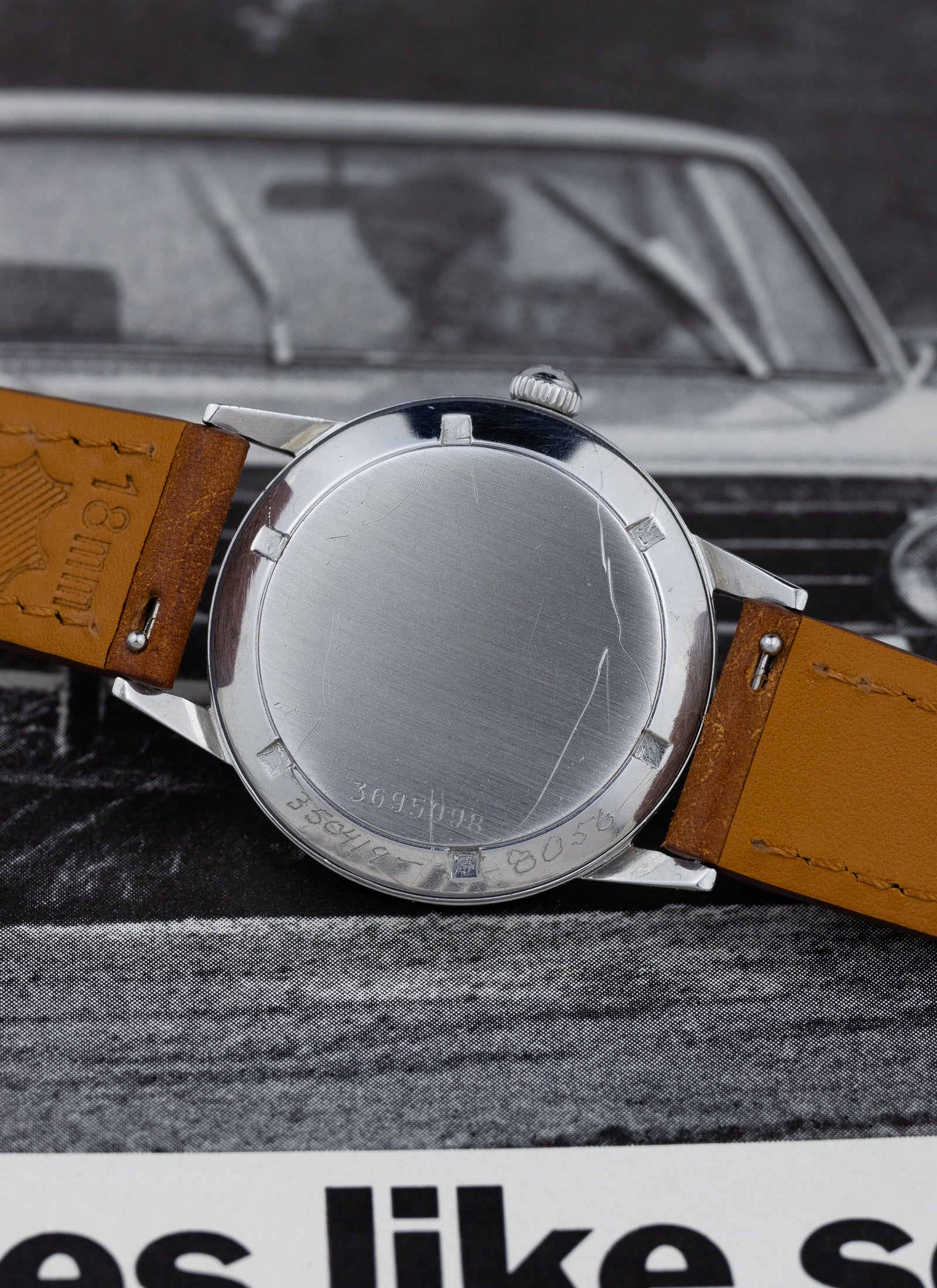 1960s Eterna Matic Black Gilt Dial cal. 1416U Serviced