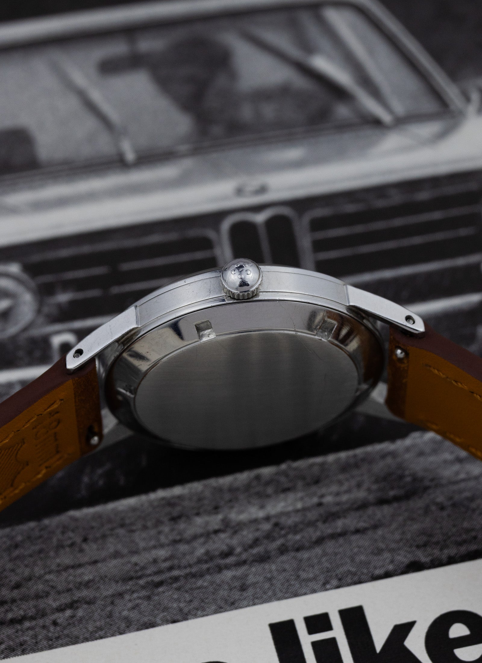 1960s Eterna Matic Black Gilt Dial cal. 1416U Serviced