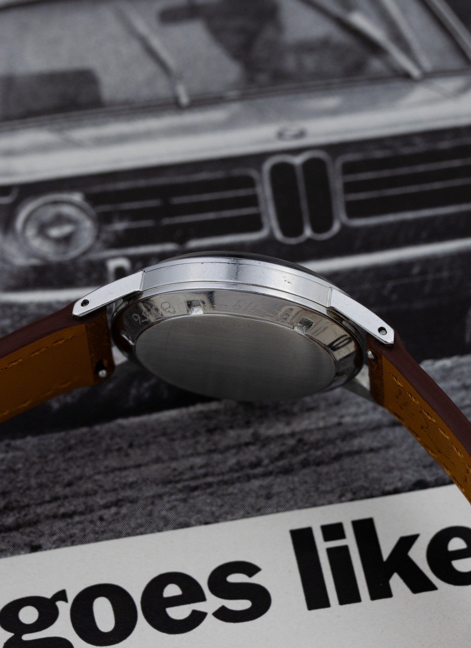 1960s Eterna Matic Black Gilt Dial cal. 1416U Serviced