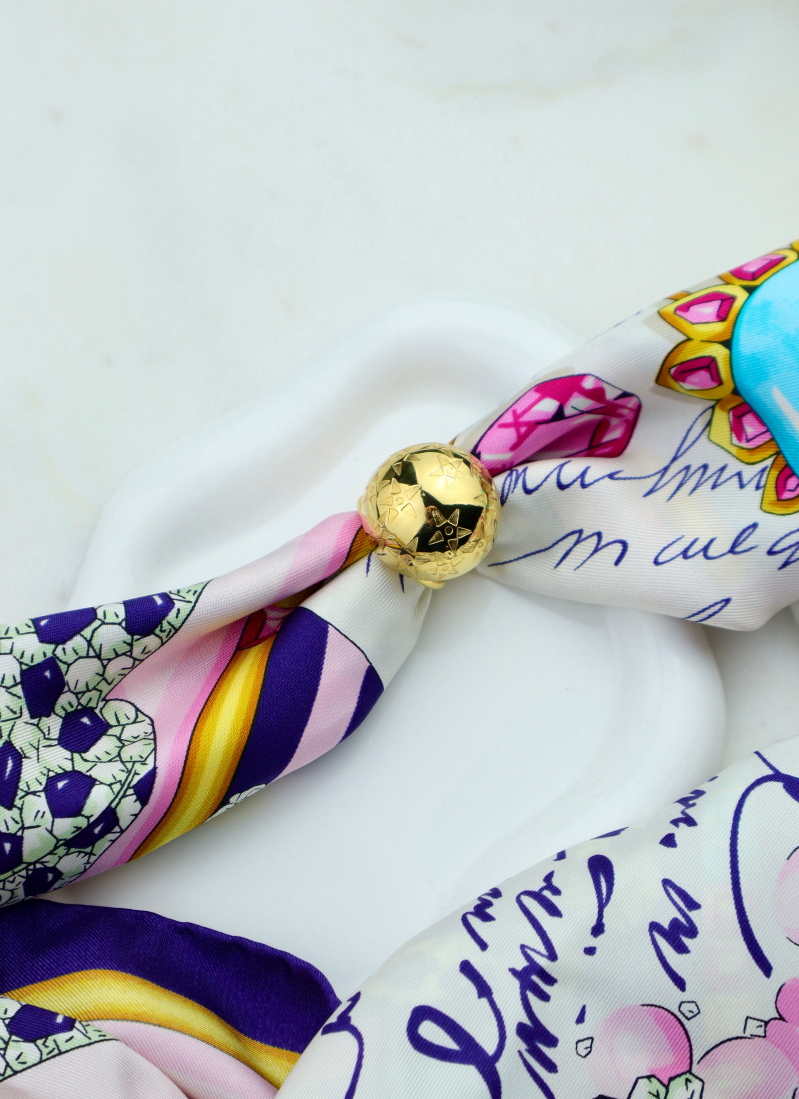 Céline – pierścień do apaszki vintage