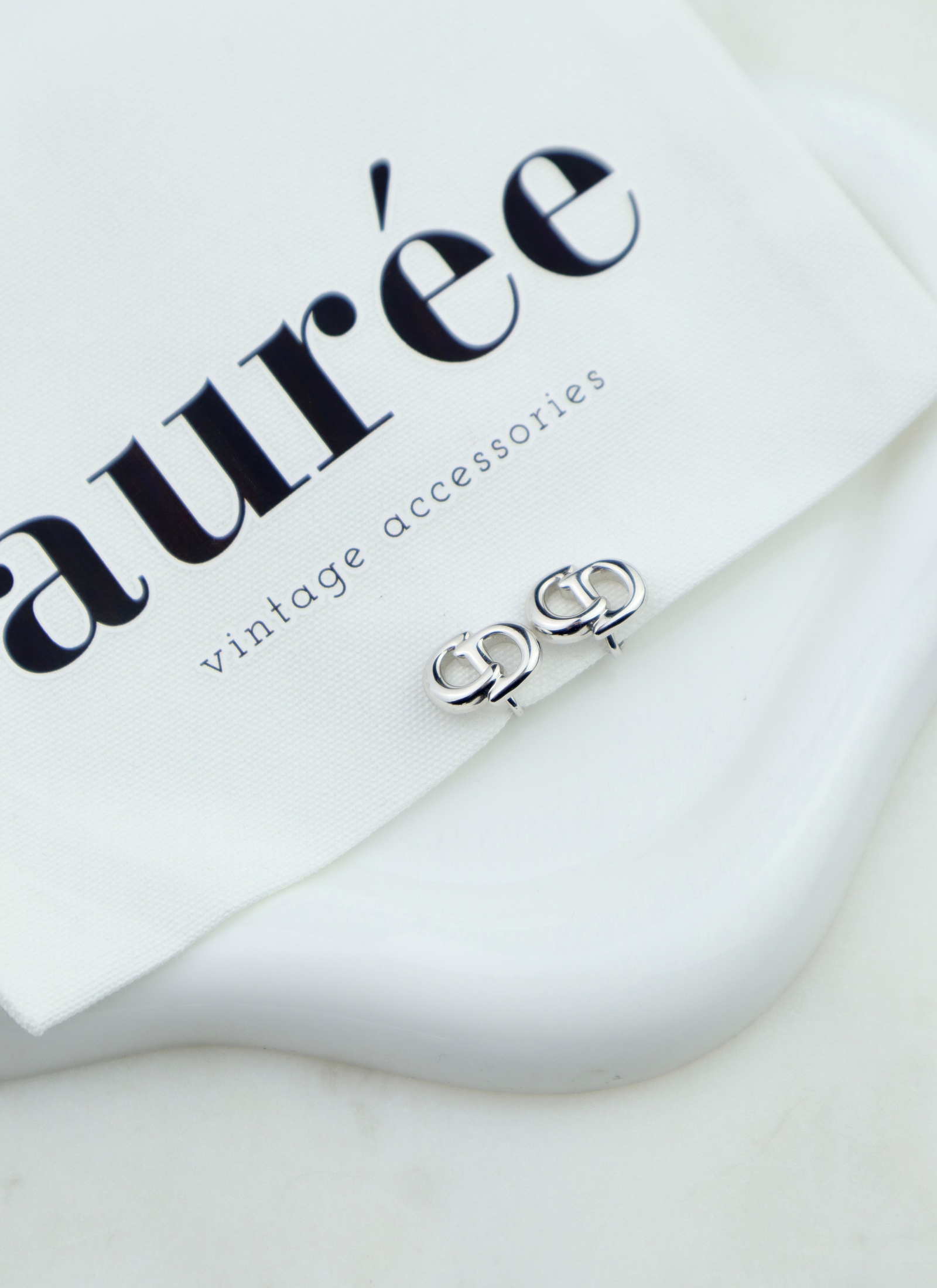 Christian Dior - klipsy "cd"