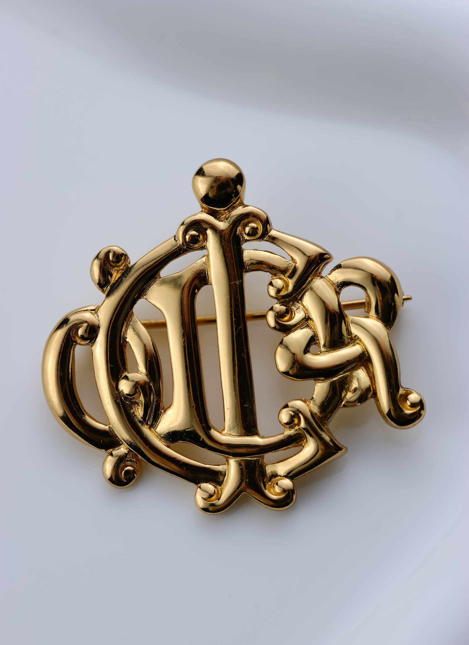 Christian Dior - broszka monogram