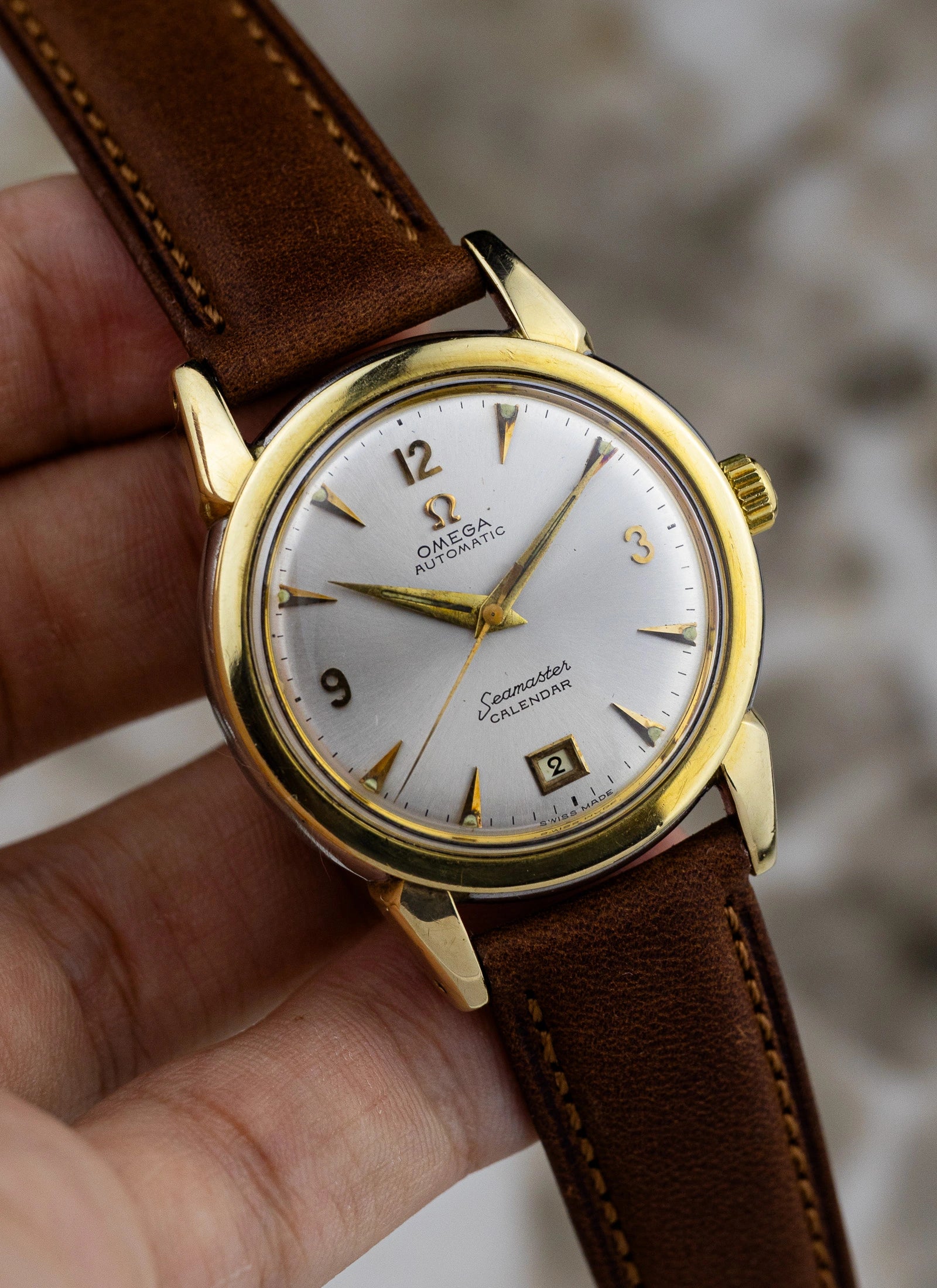 1952 Omega Seamaster Calendar 2627 cal. 355 Serviced