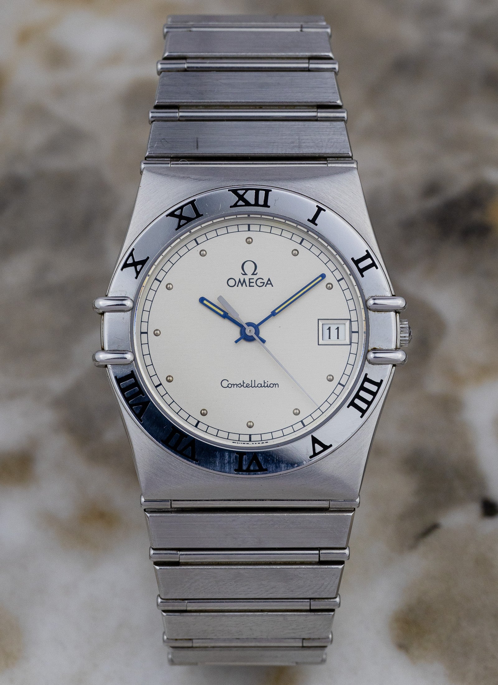 1980s Omega Constellation Manhattan 396.1070 cal. 1438 Full Set