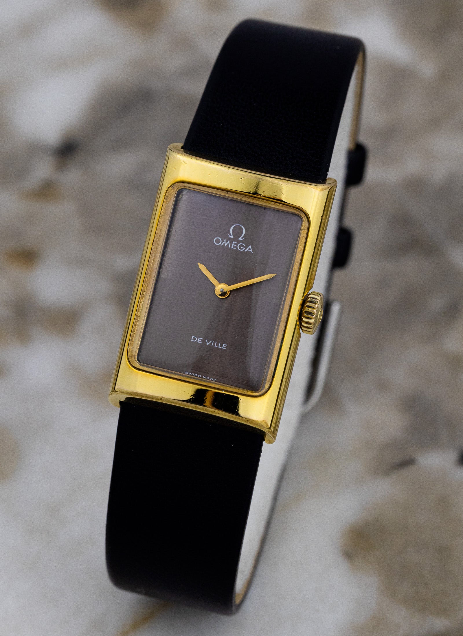 1970s Omega De Ville Brown Two Tone Dial 511.0458