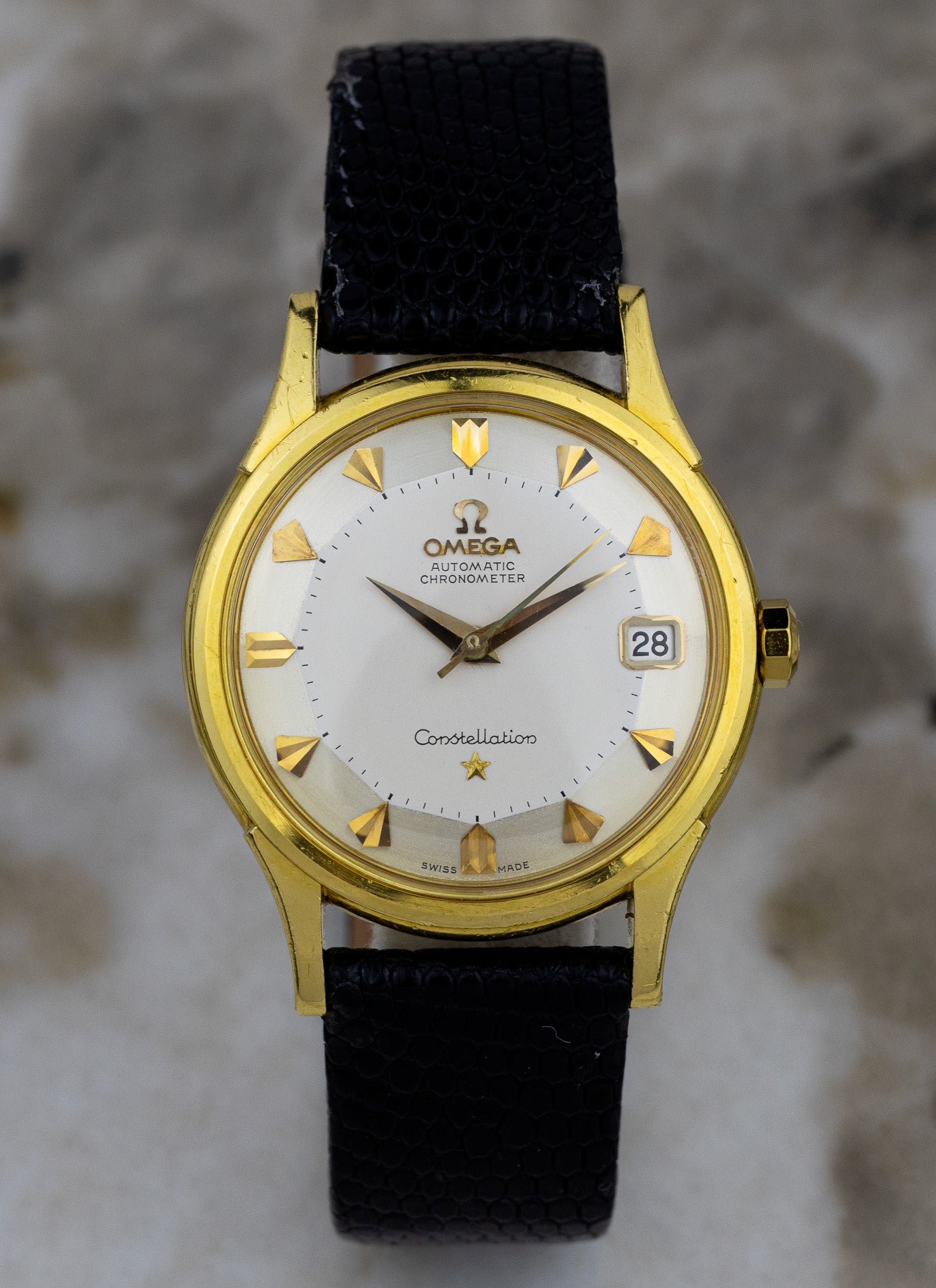 1961 18K Omega Constellation Pie Pan 14393 cal. 561