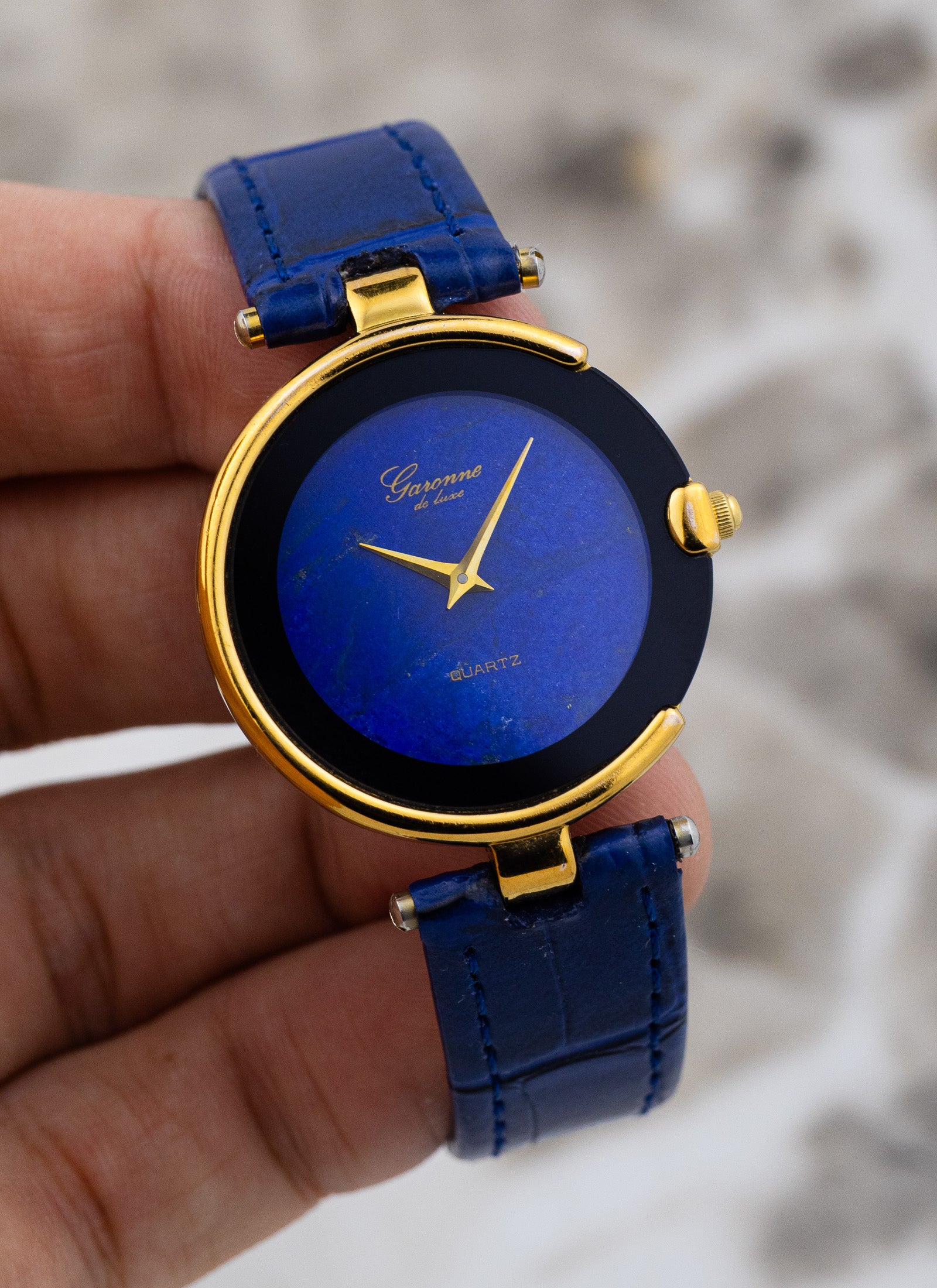 1990s Garonne De Luxe Lapis Lazuli