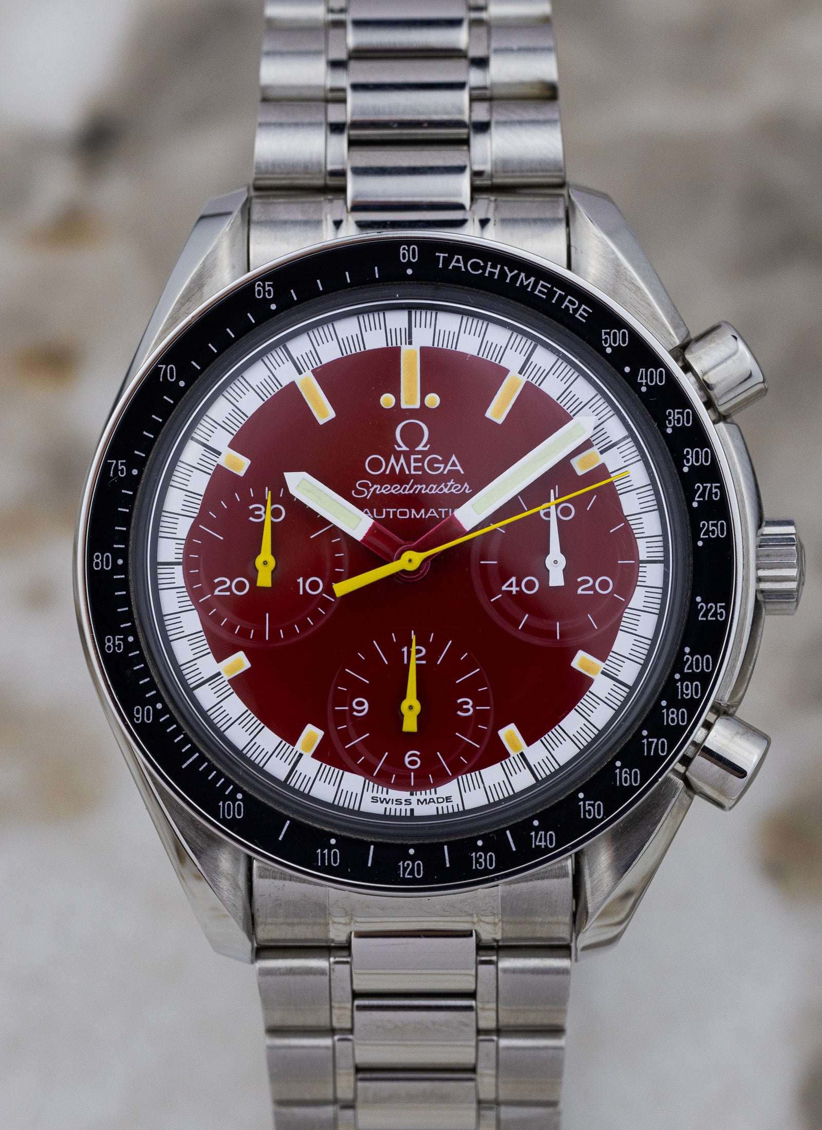 [Reserved] 1997 Omega Speedmaster Michael Schumacher 3510.61 cal. 1143 Full Set