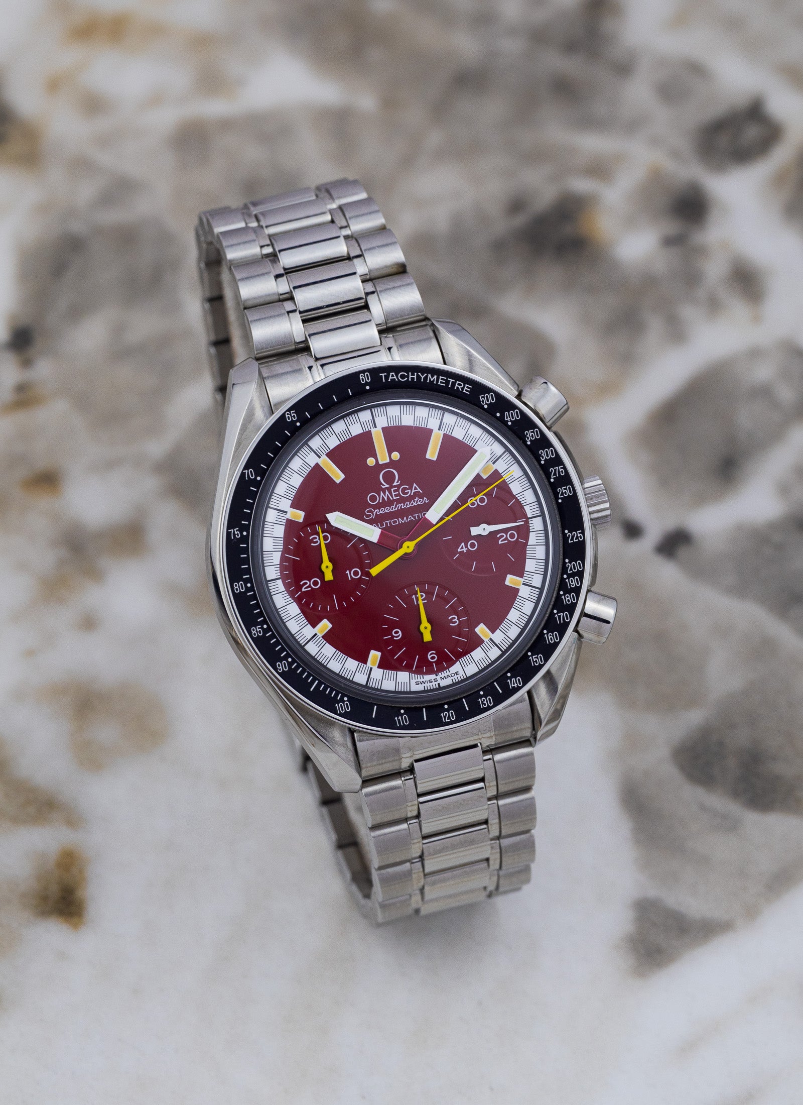 [Reserved] 1997 Omega Speedmaster Michael Schumacher 3510.61 cal. 1143 Full Set