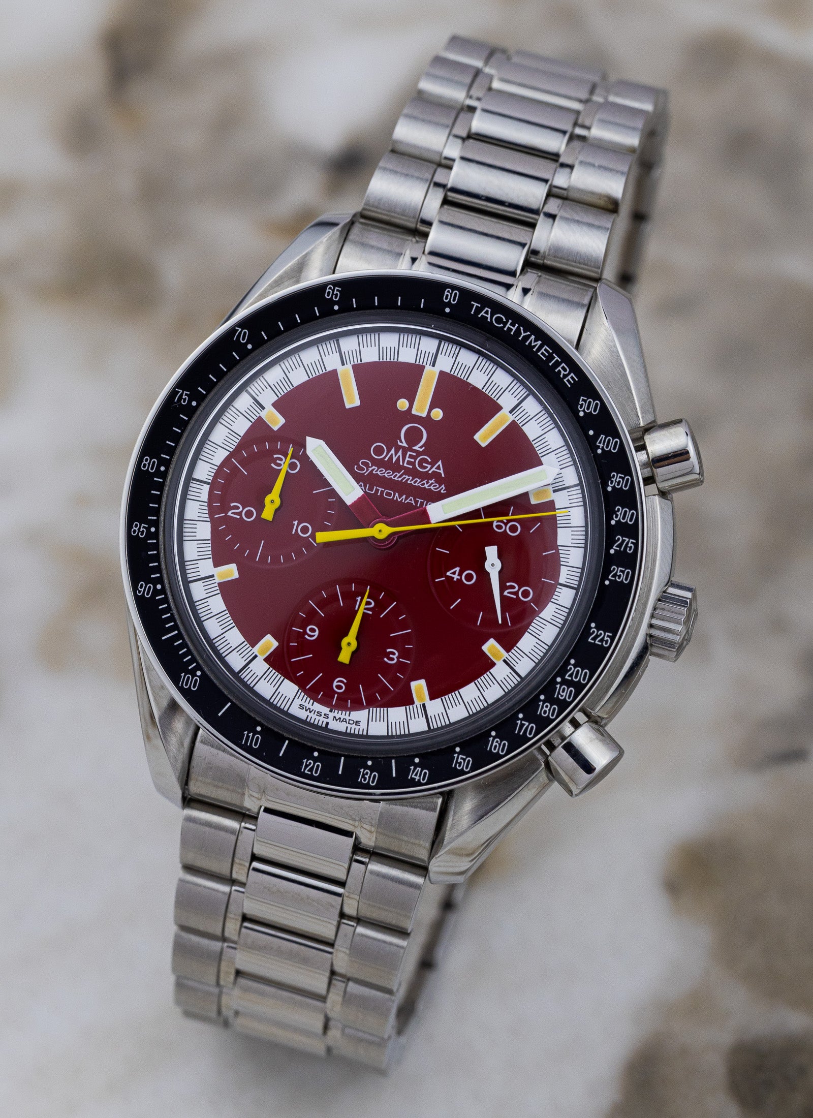 [Reserved] 1997 Omega Speedmaster Michael Schumacher 3510.61 cal. 1143 Full Set