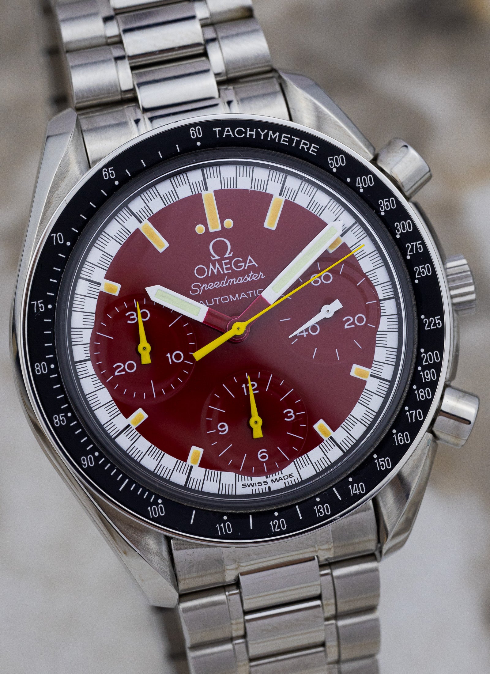 [Reserved] 1997 Omega Speedmaster Michael Schumacher 3510.61 cal. 1143 Full Set