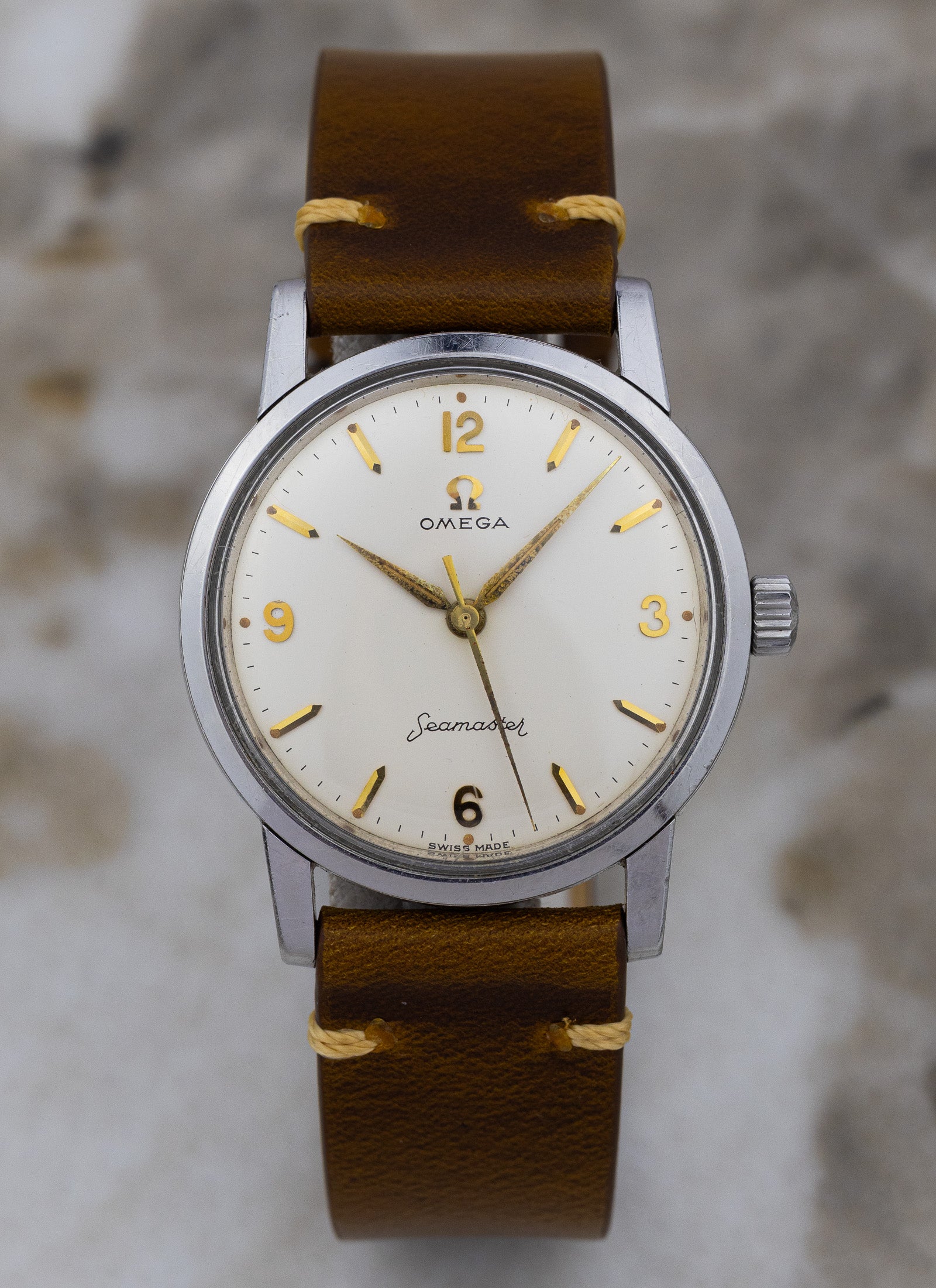 1959 Omega Seamaster 14759 1 SC cal. 600 White Cream