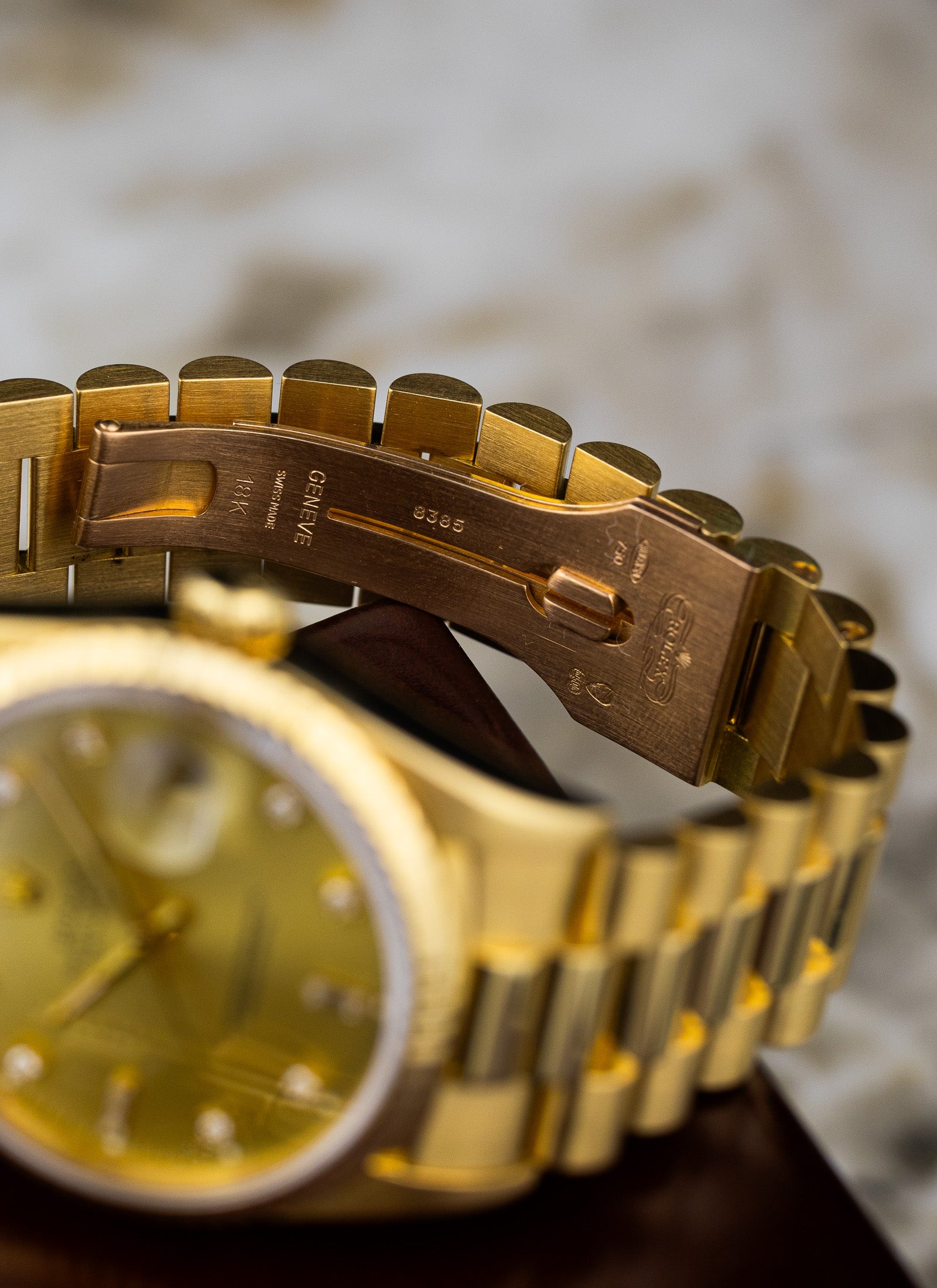 1994 Rolex Day-Date 18238 Factory Diamond Dial Full Set