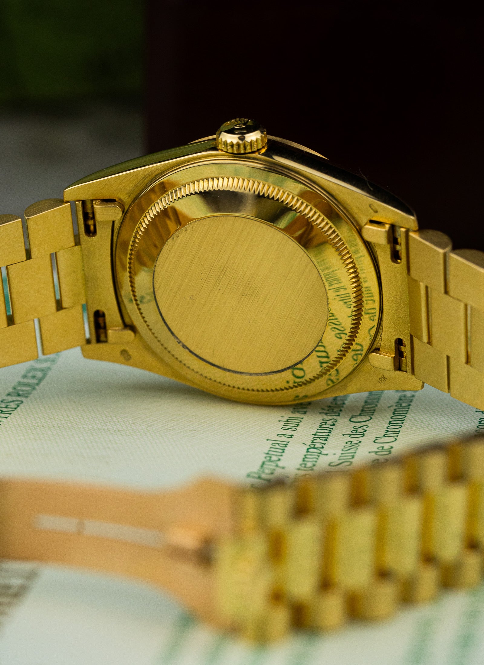 1994 Rolex Day-Date 18238 Factory Diamond Dial Full Set