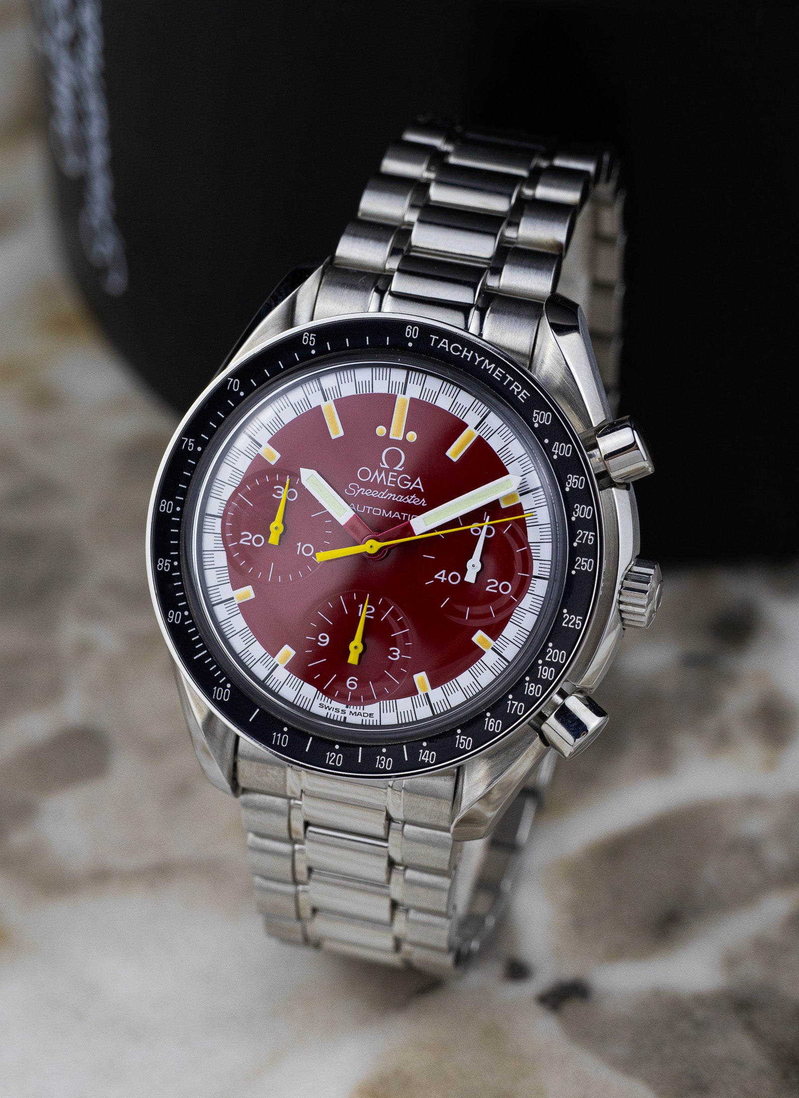 [Reserved] 1997 Omega Speedmaster Michael Schumacher 3510.61 cal. 1143 Full Set