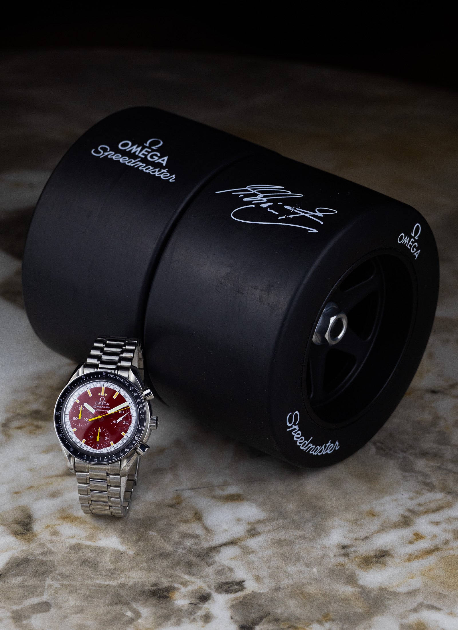 [Reserved] 1997 Omega Speedmaster Michael Schumacher 3510.61 cal. 1143 Full Set