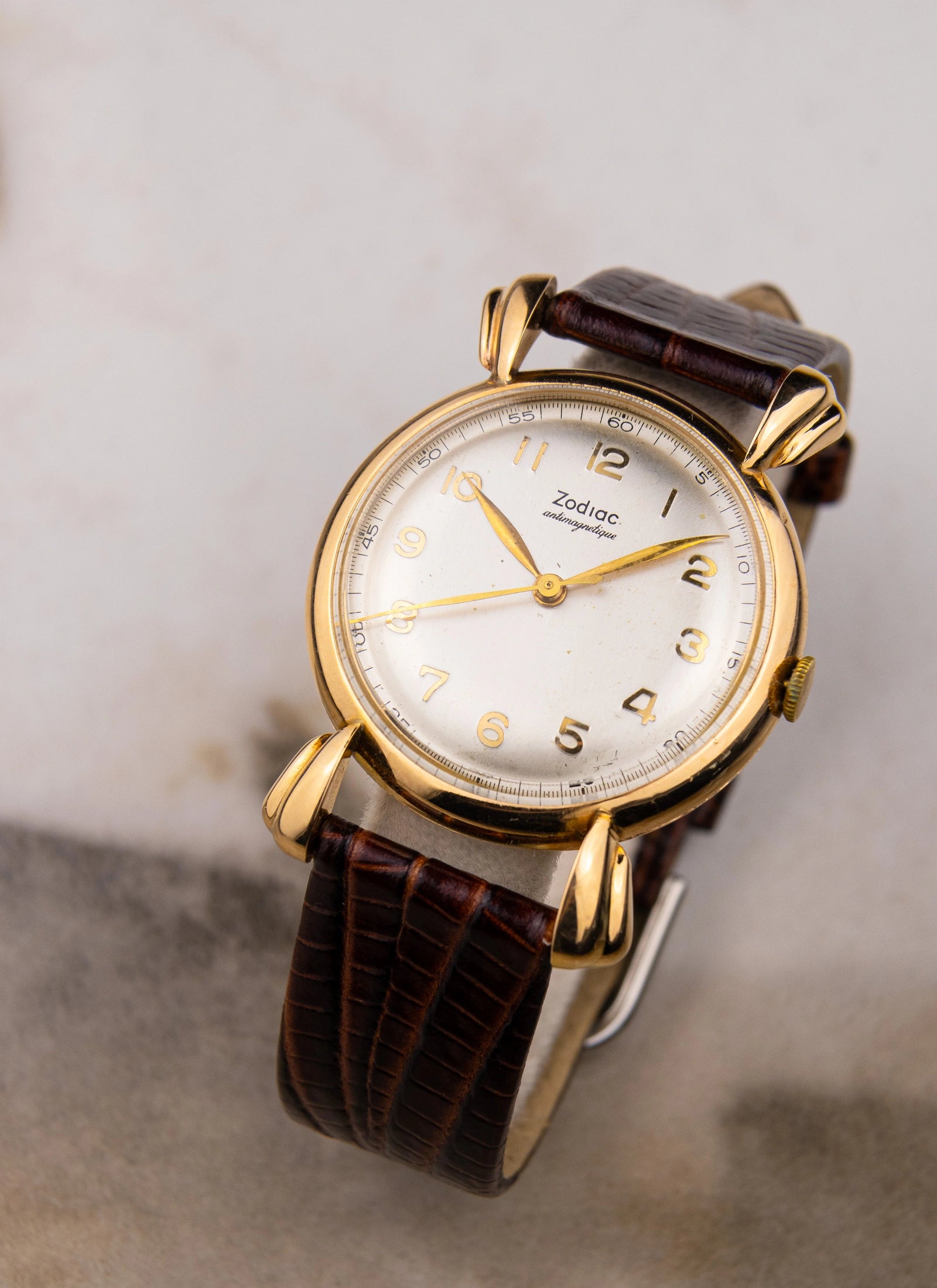 1950s 18K Rose Gold Zodiac Crab Legs 10-s