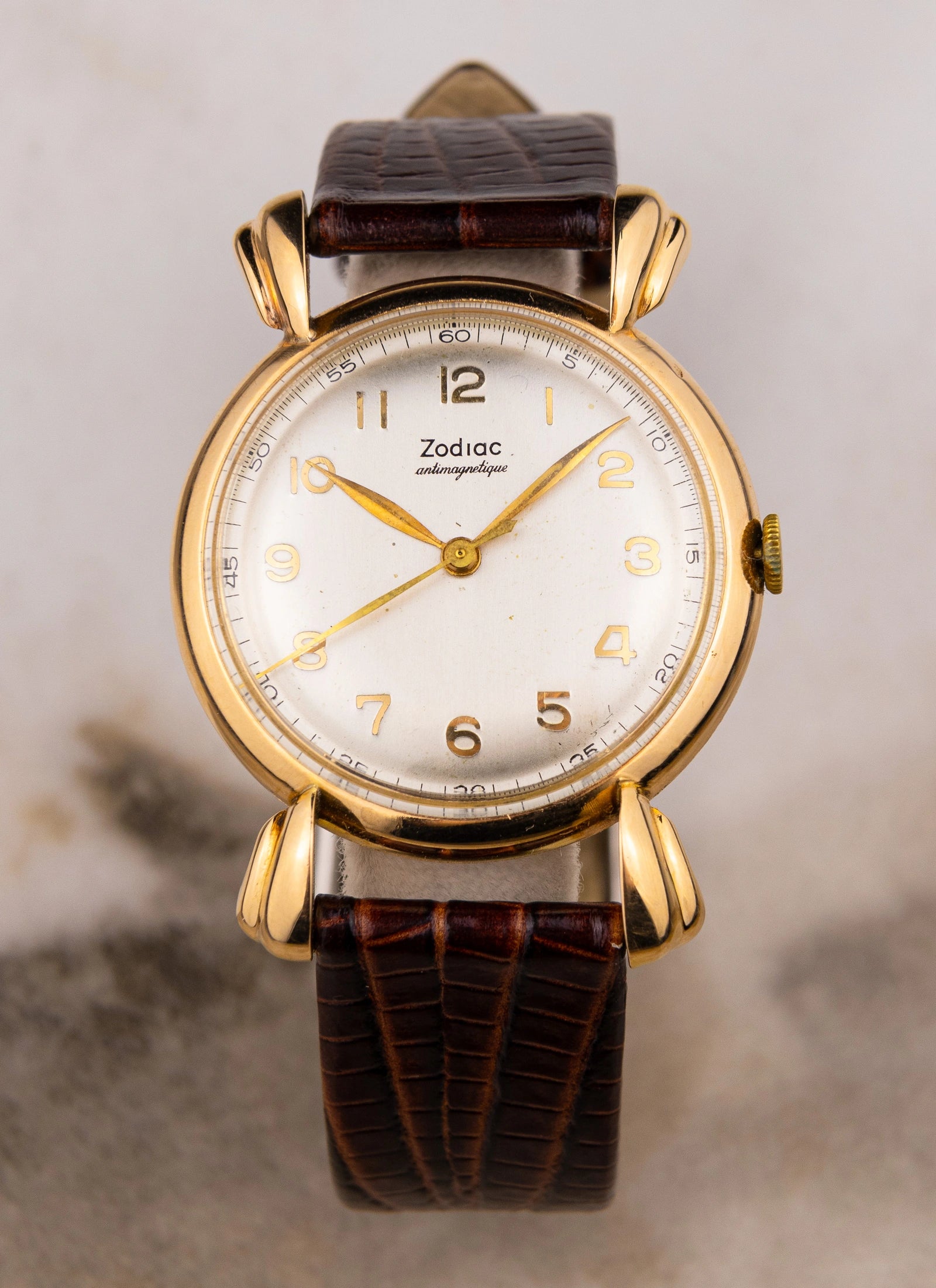 1950s 18K Rose Gold Zodiac Crab Legs 10-s