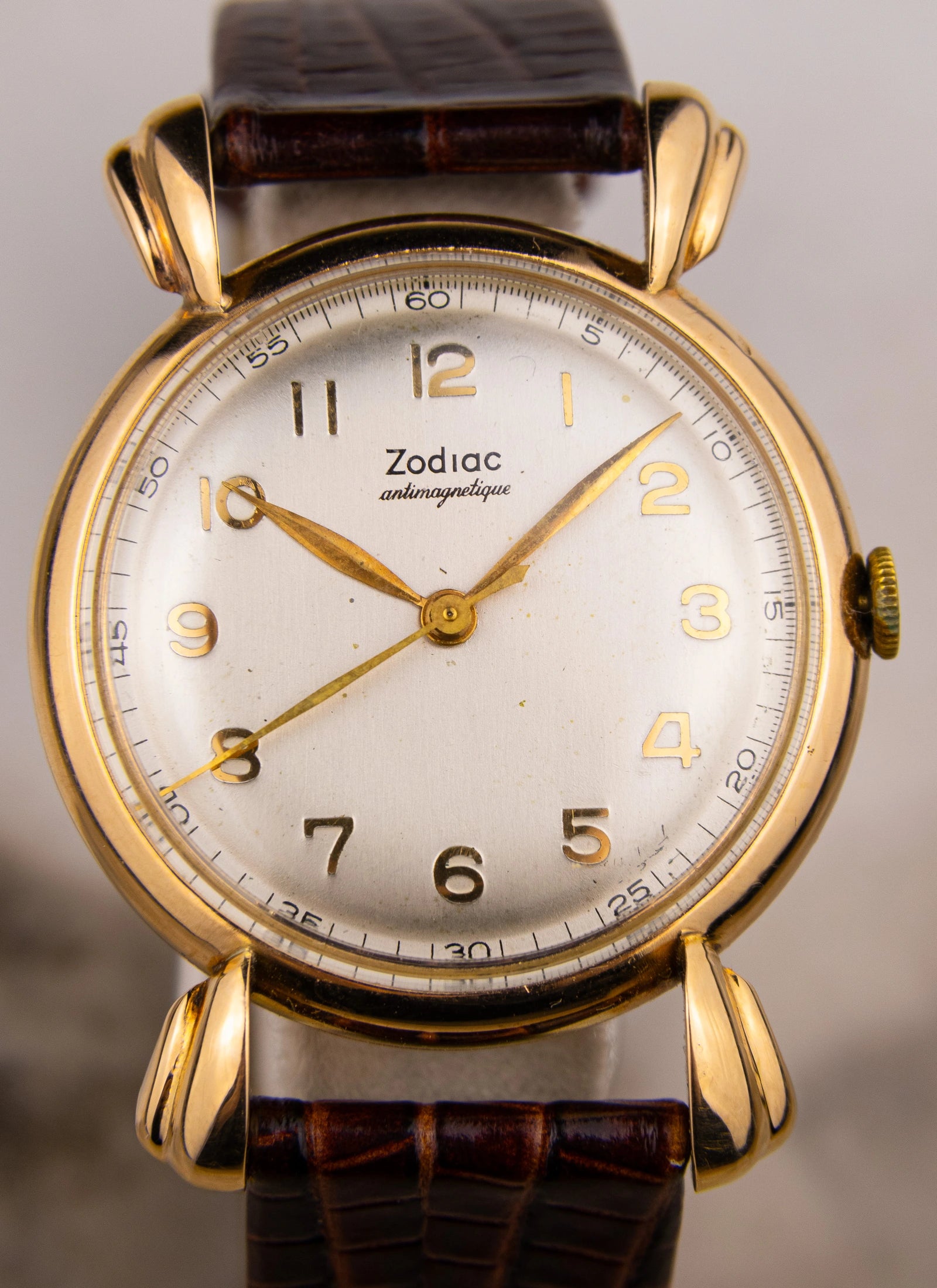 1950s 18K Rose Gold Zodiac Crab Legs 10-s