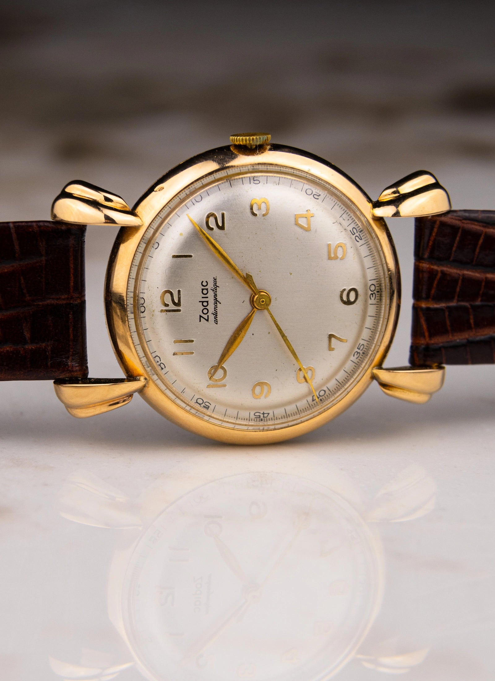 1950s 18K Rose Gold Zodiac Crab Legs 10-s