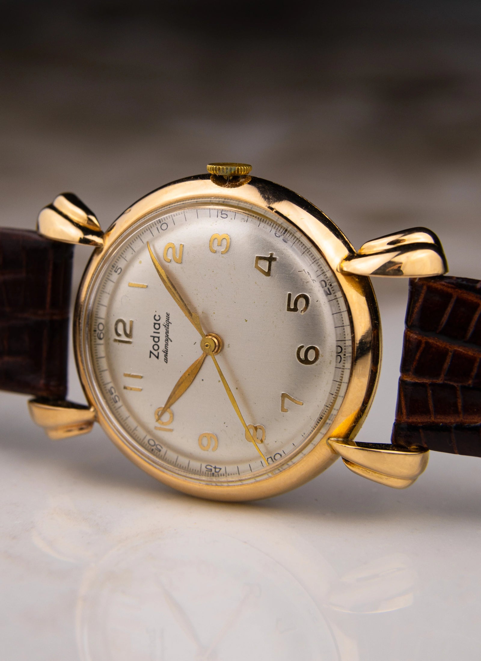 1950s 18K Rose Gold Zodiac Crab Legs 10-s