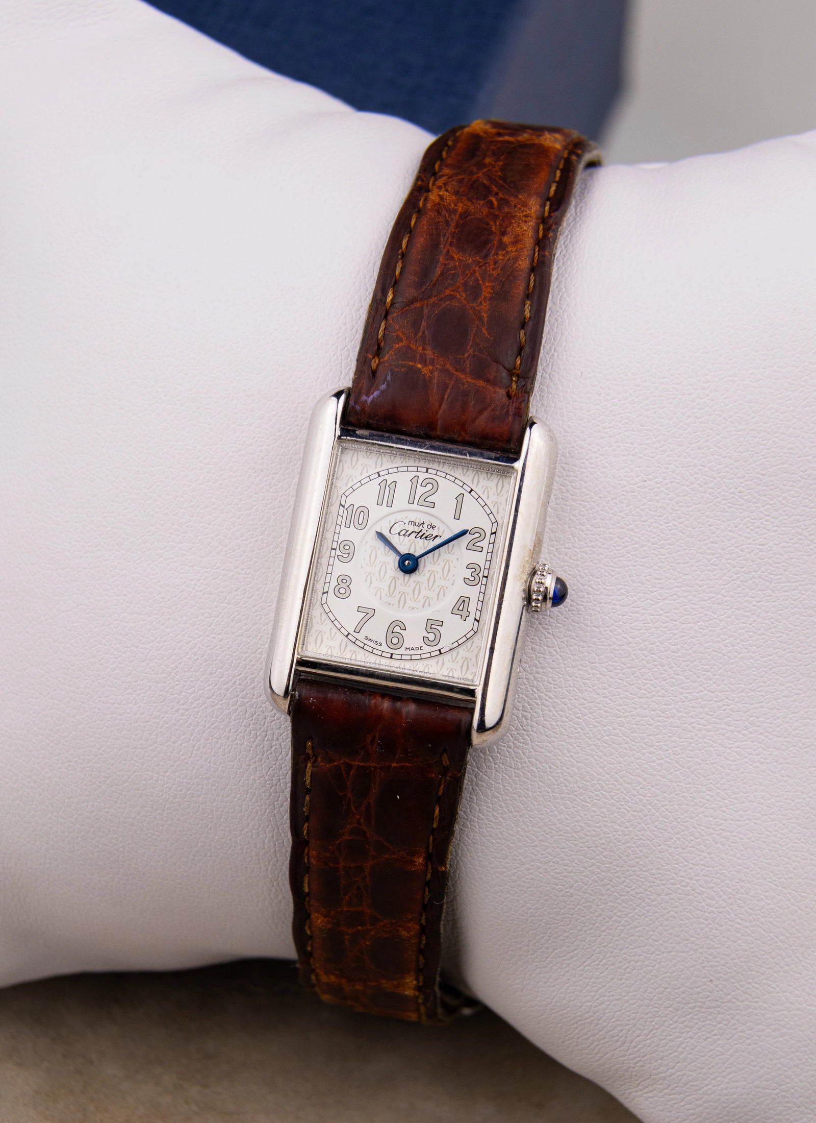 1990s Lady Must De Cartier Tank 2416 Silver