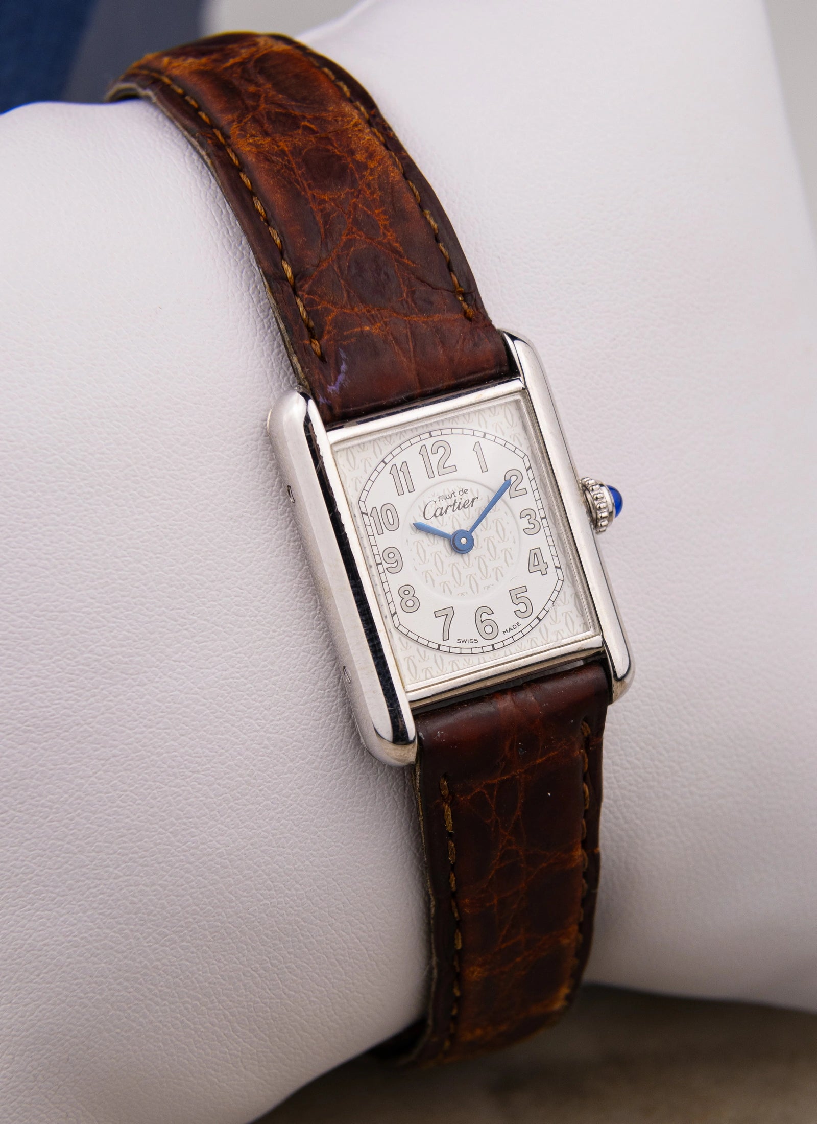 1990s Lady Must De Cartier Tank 2416 Silver