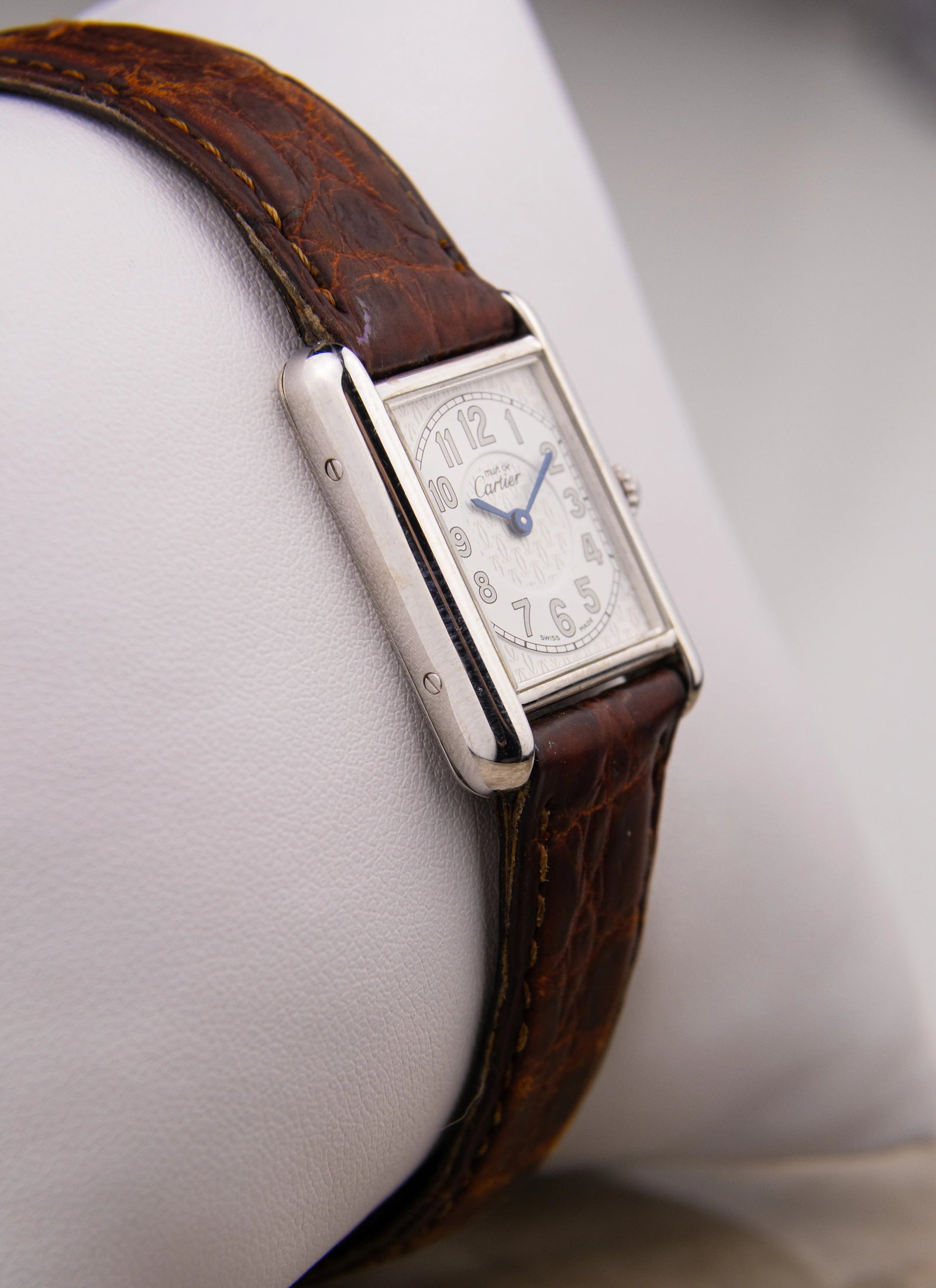 1990s Lady Must De Cartier Tank 2416 Silver