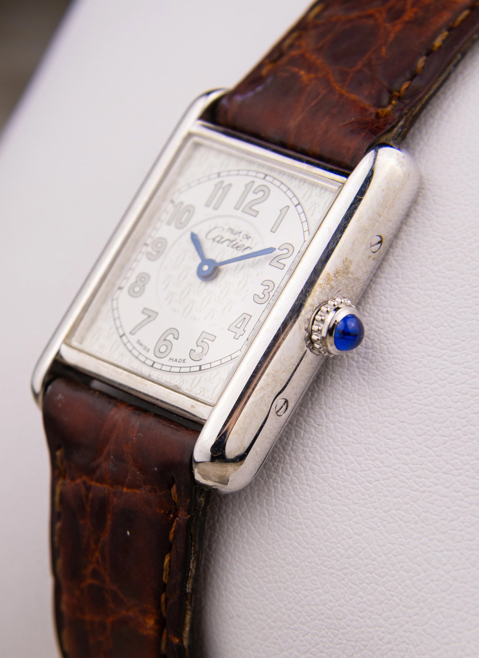 1990s Lady Must De Cartier Tank 2416 Silver