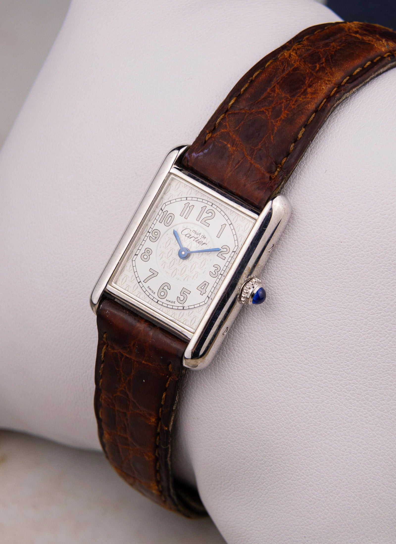 1990s Lady Must De Cartier Tank 2416 Silver