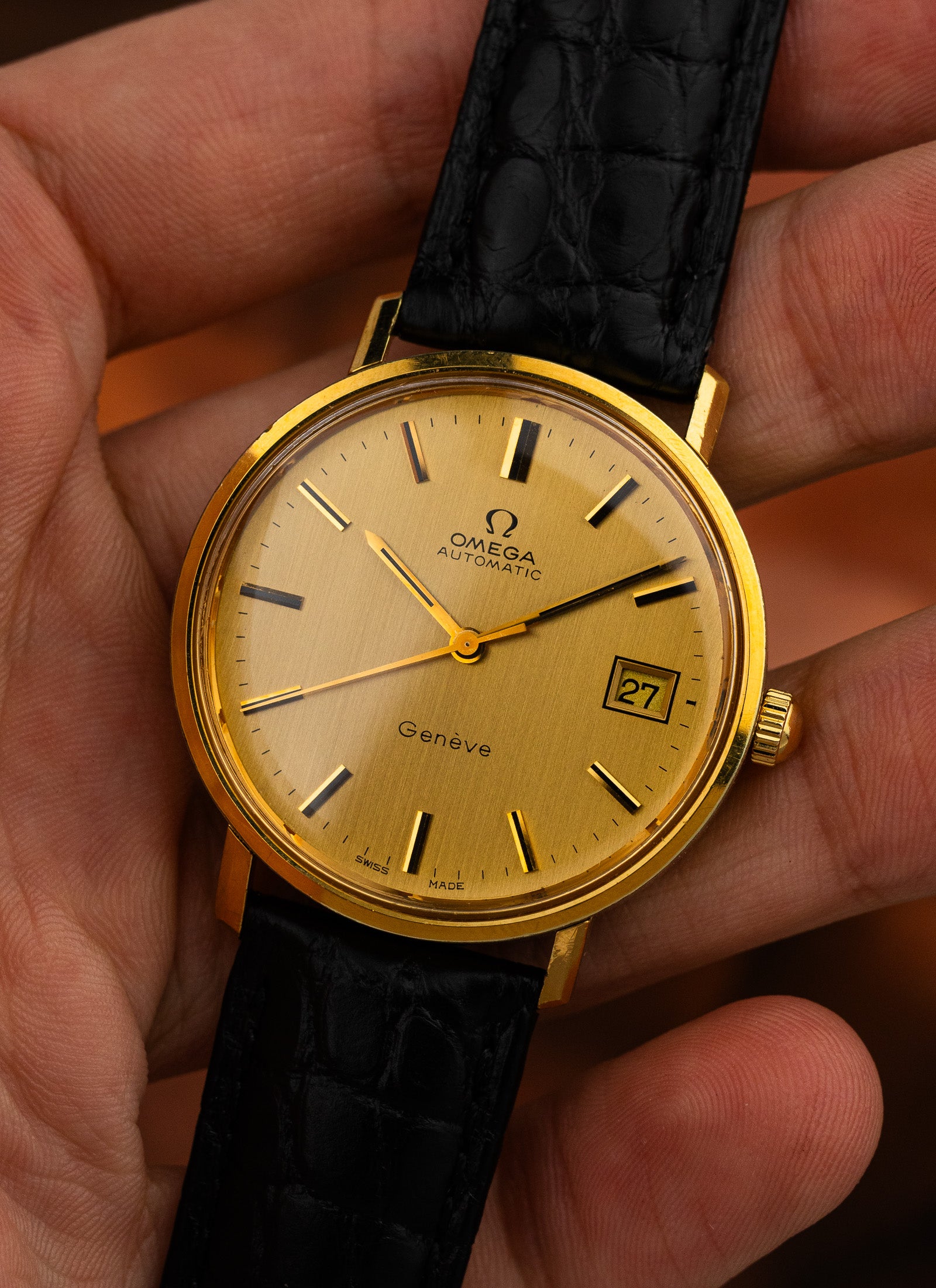 1973 Omega Geneve 166.763 cal. 1012 Serviced