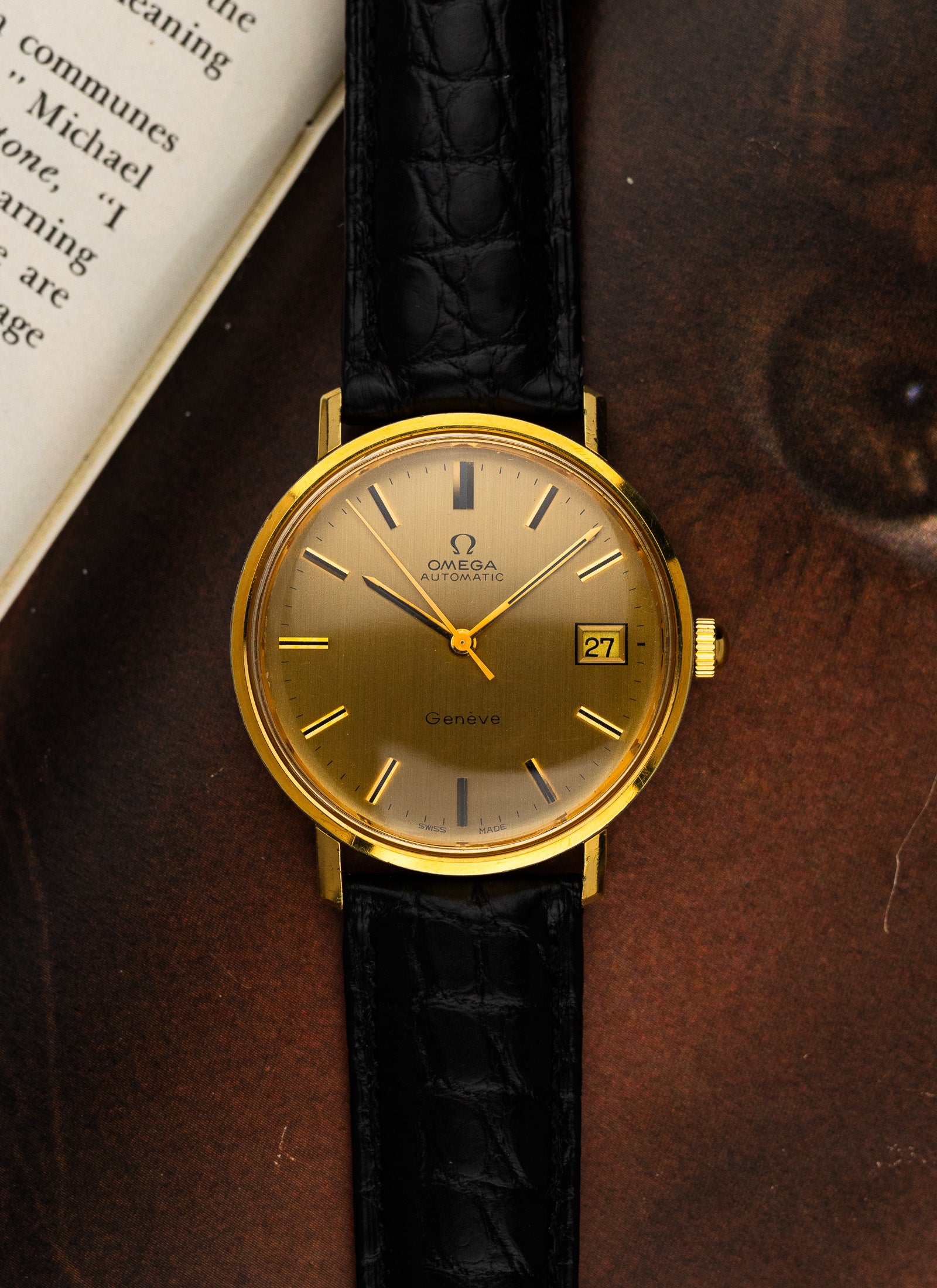 1973 Omega Geneve 166.763 cal. 1012 Serviced