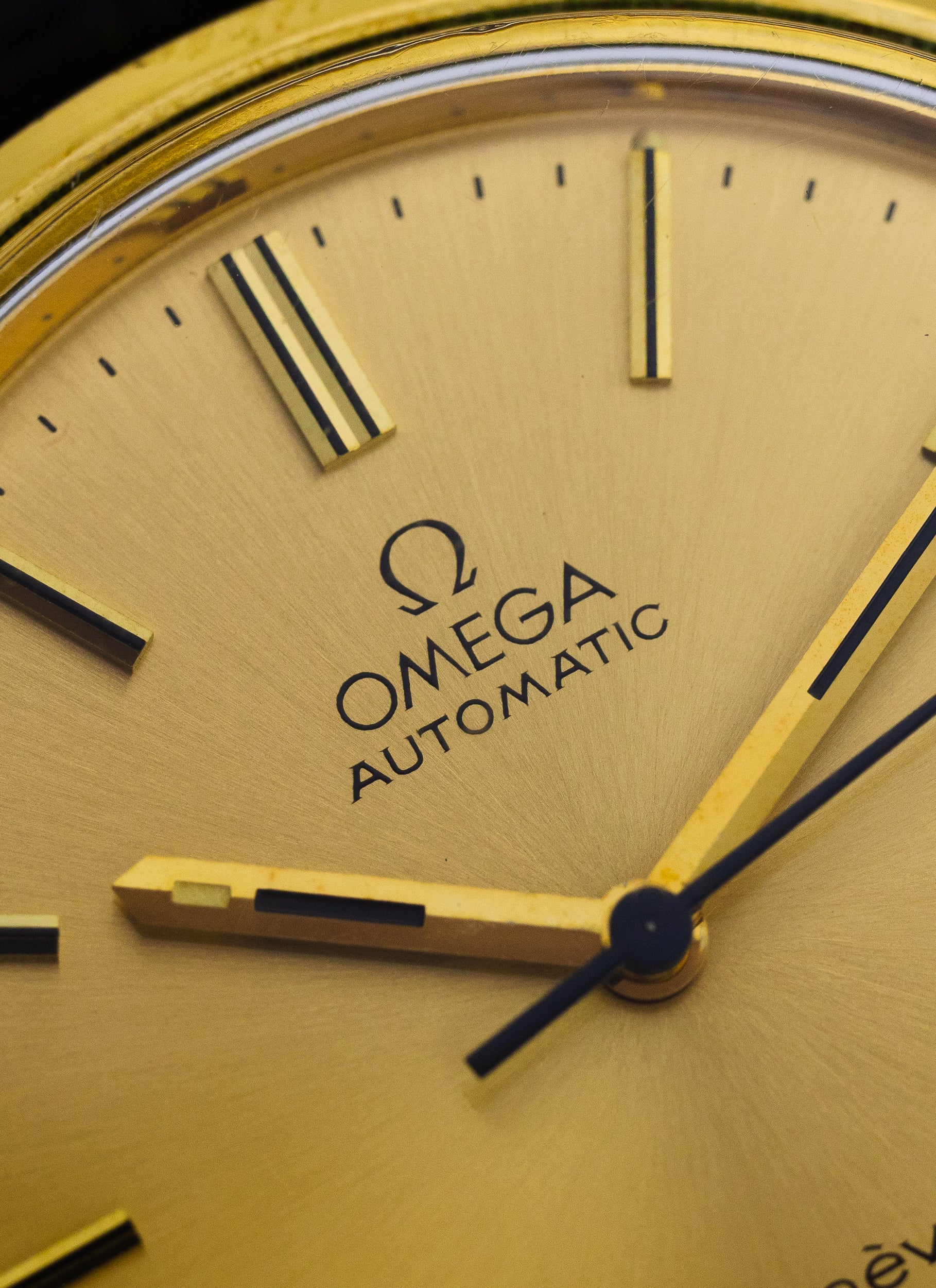 1974 Omega Geneve Gold Sunburst Dial 166.0163 cal. 1012