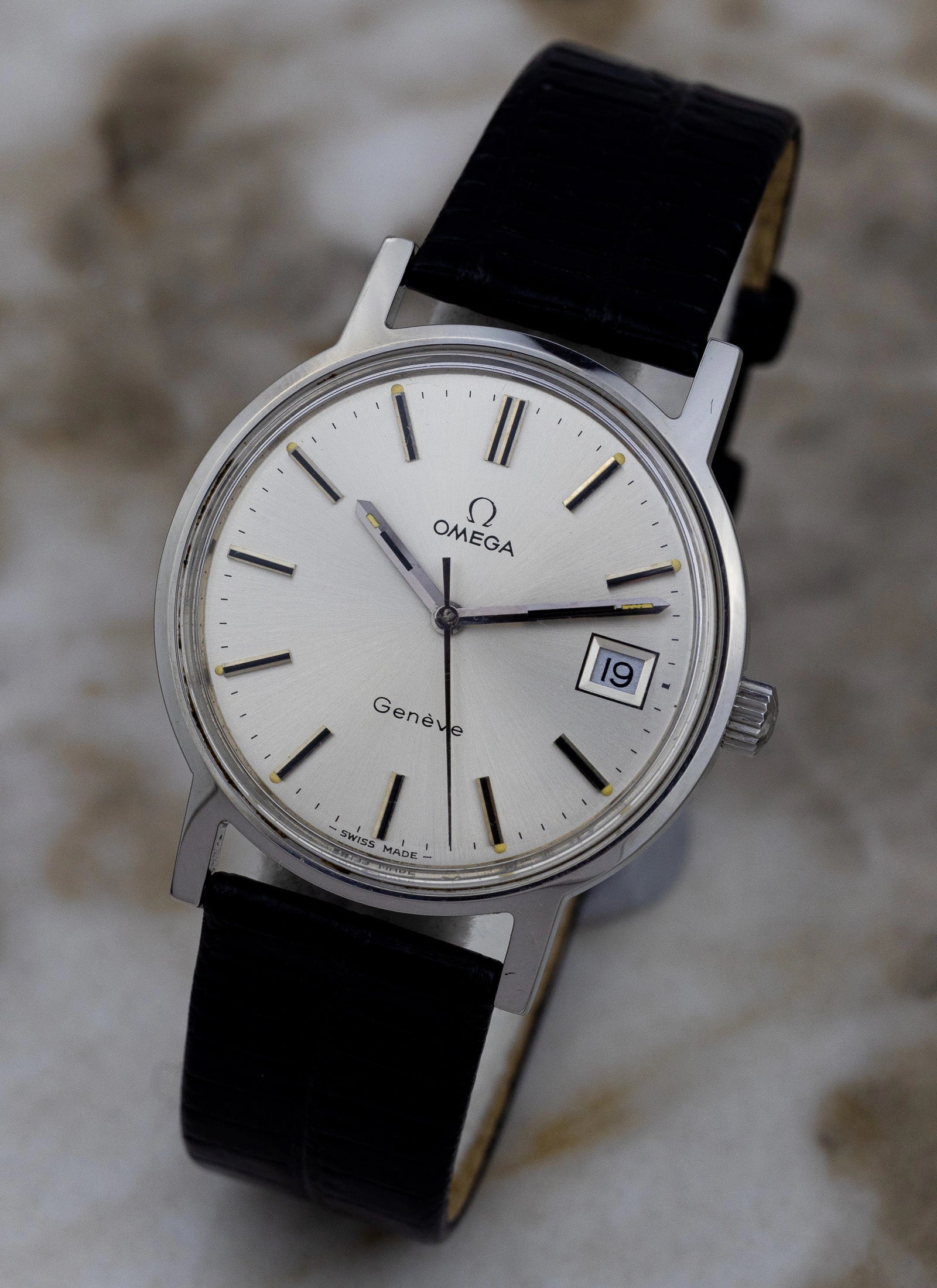 1972 Omega Geneve Silver Dial 136.0099 cal. 1030 Serviced