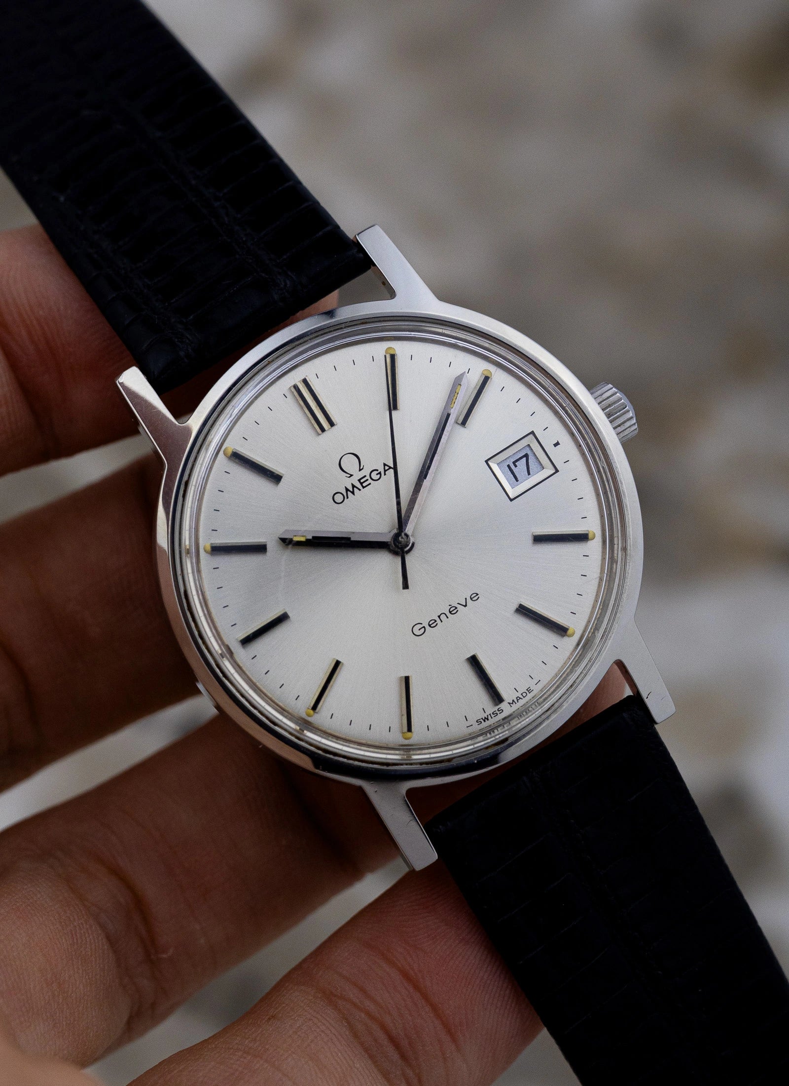 1972 Omega Geneve Silver Dial 136.0099 cal. 1030 Serviced
