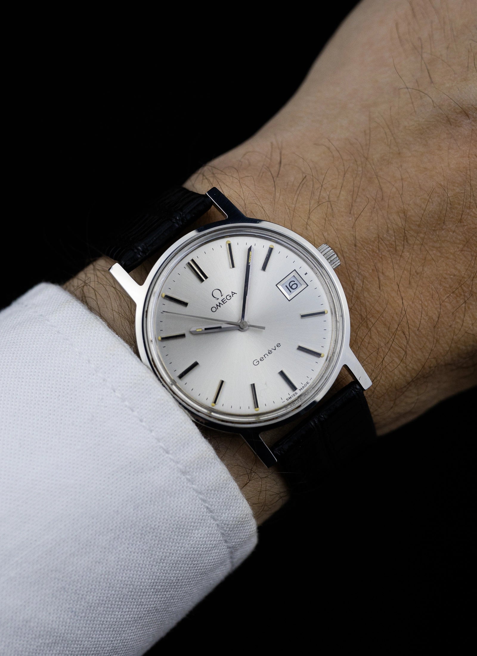 1972 Omega Geneve Silver Dial 136.0099 cal. 1030 Serviced