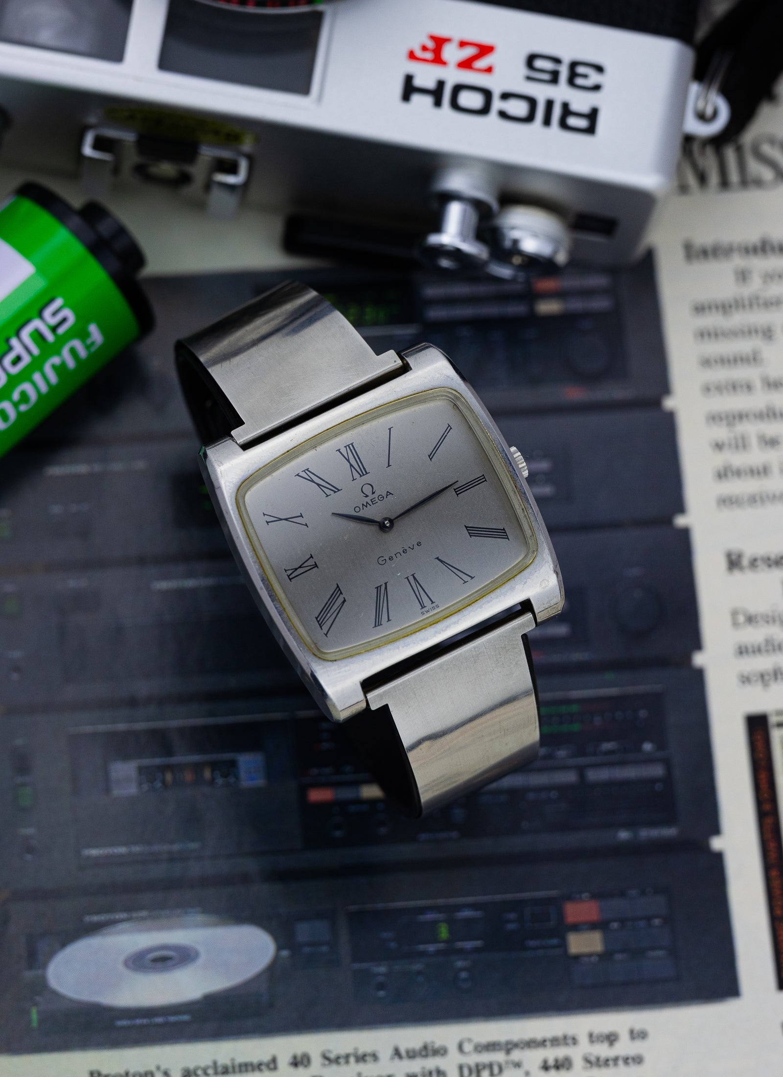 1973 Omega Geneve Square Roman DIal 111.0109 cal. 625 Serviced