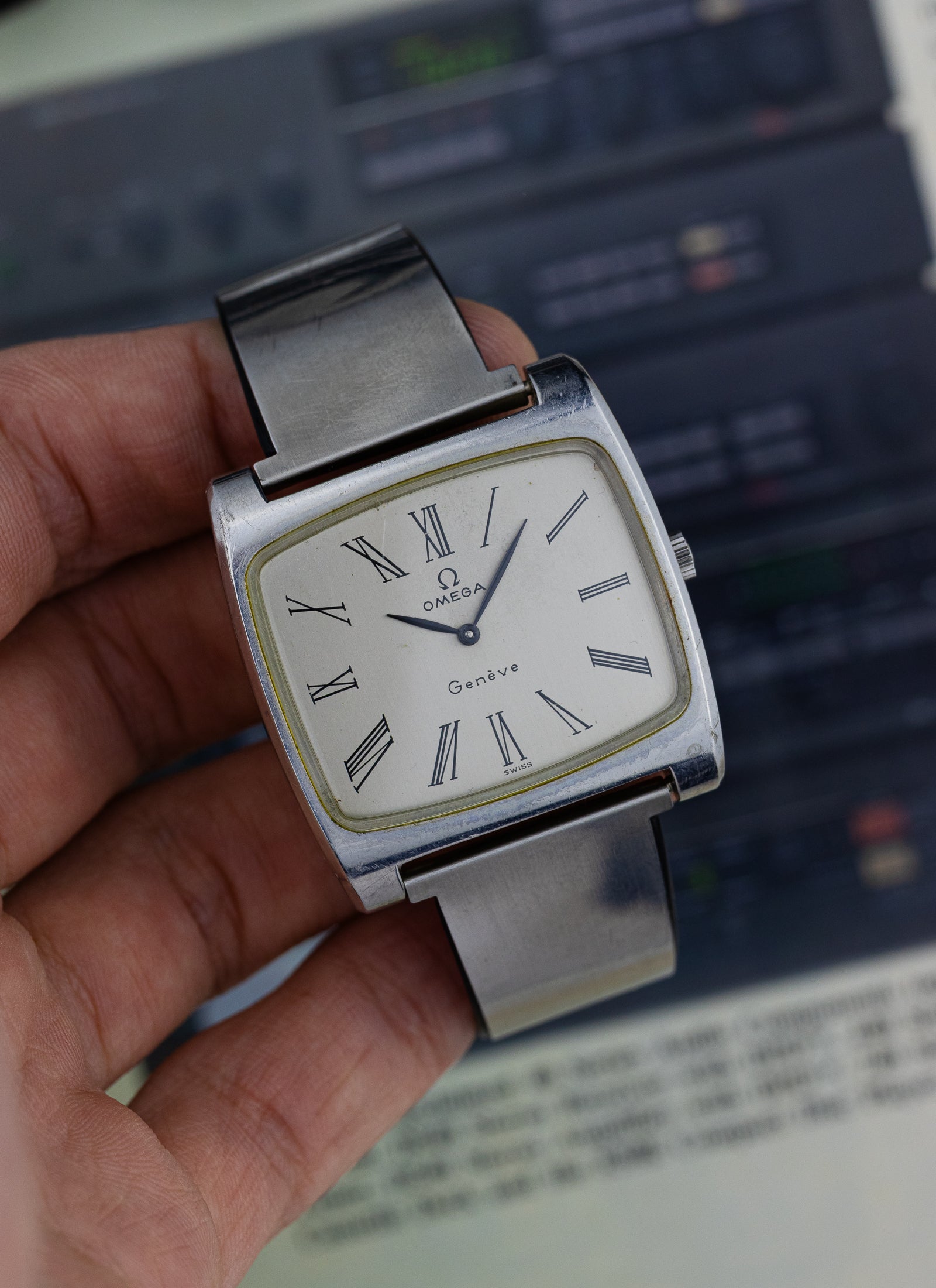 1973 Omega Geneve Square Roman DIal 111.0109 cal. 625 Serviced