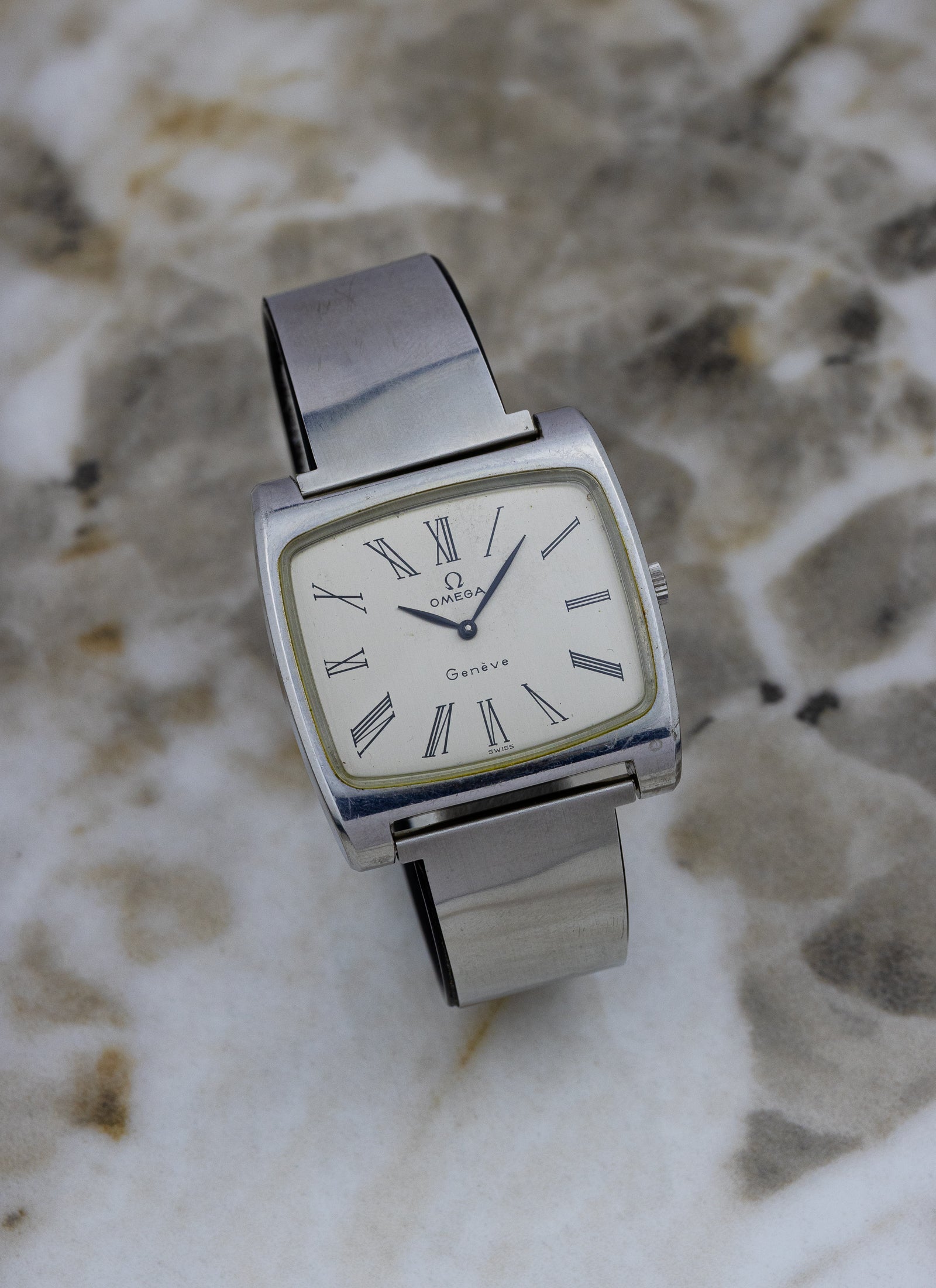 1973 Omega Geneve Square Roman DIal 111.0109 cal. 625 Serviced