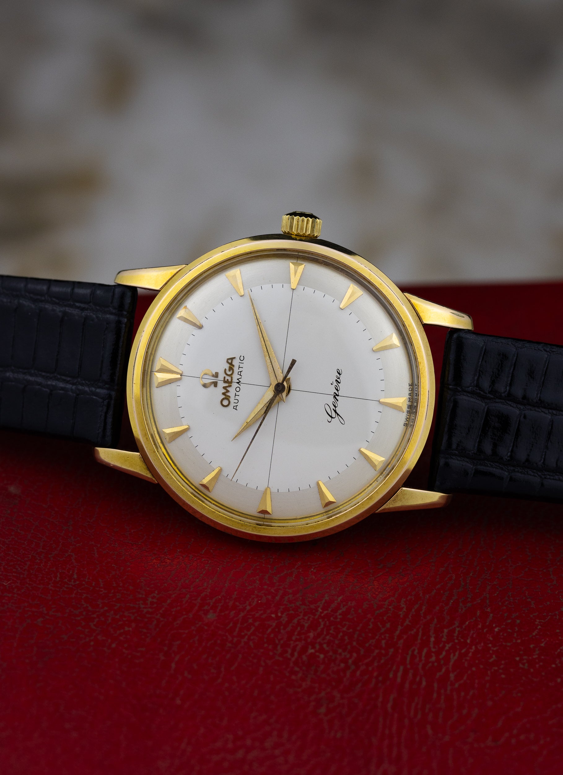 1959 Omega Geneve Crosshair Dial 14702 cal. 552 Box
