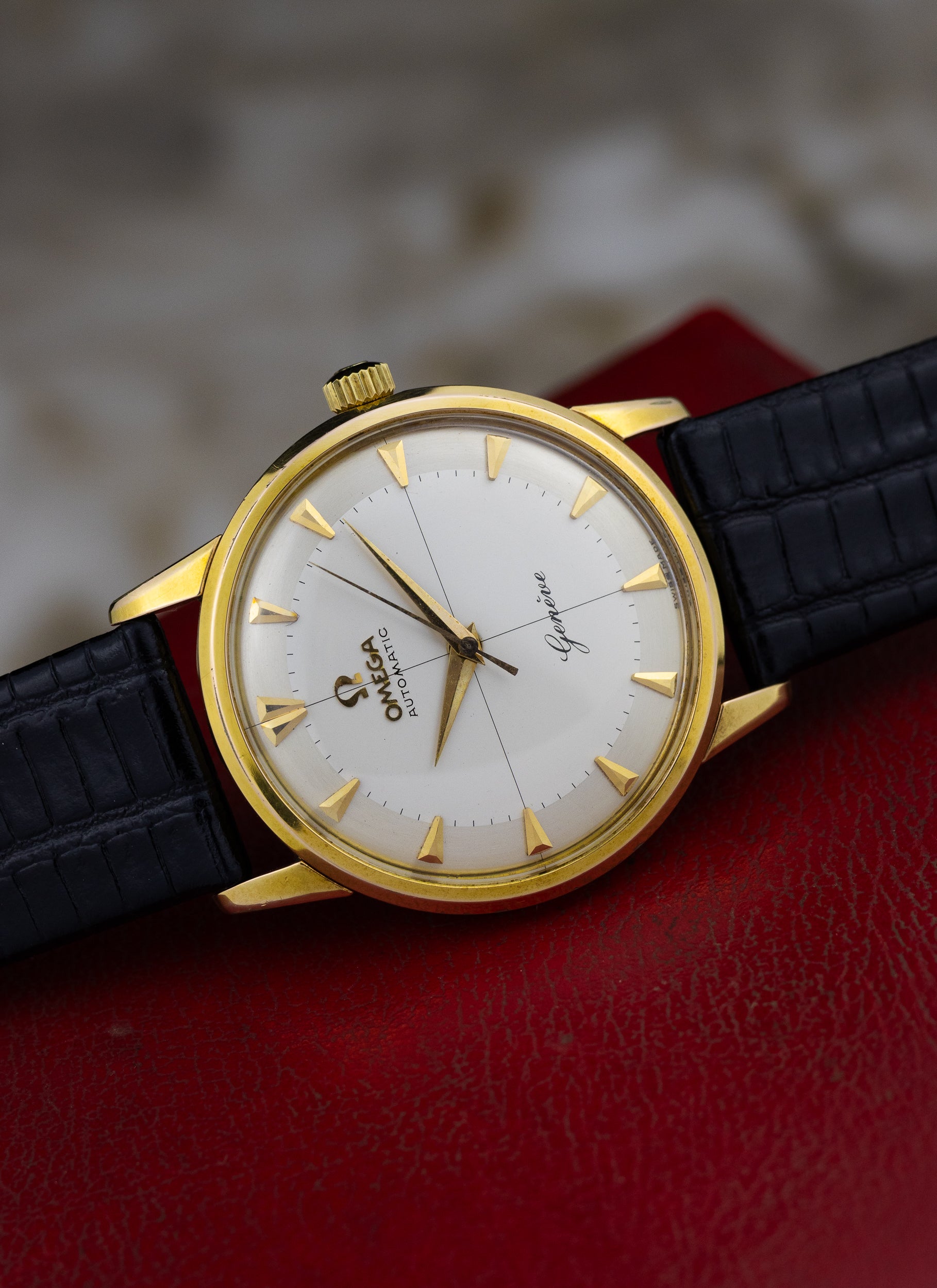 1959 Omega Geneve Crosshair Dial 14702 cal. 552 Box