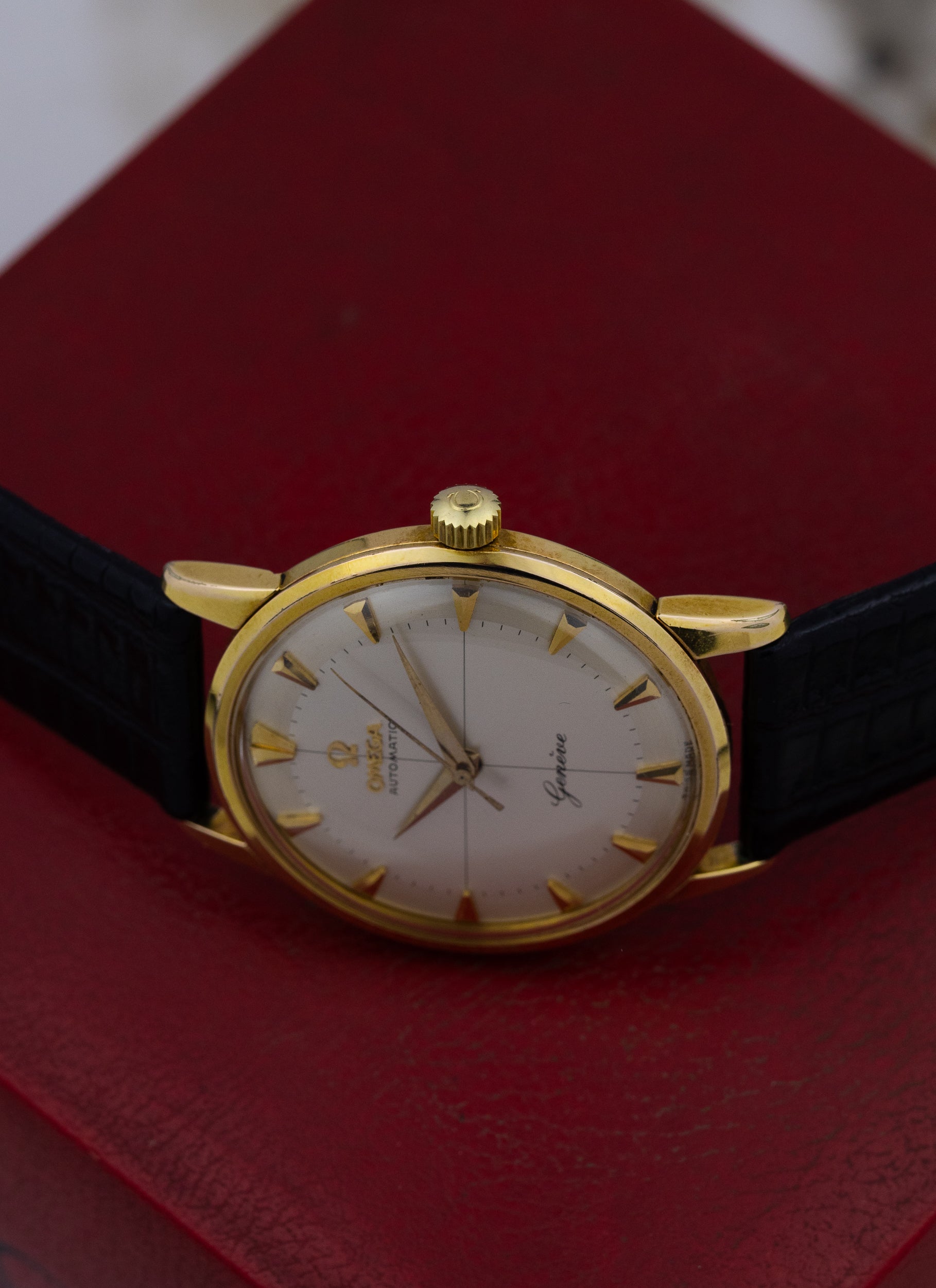 1959 Omega Geneve Crosshair Dial 14702 cal. 552 Box