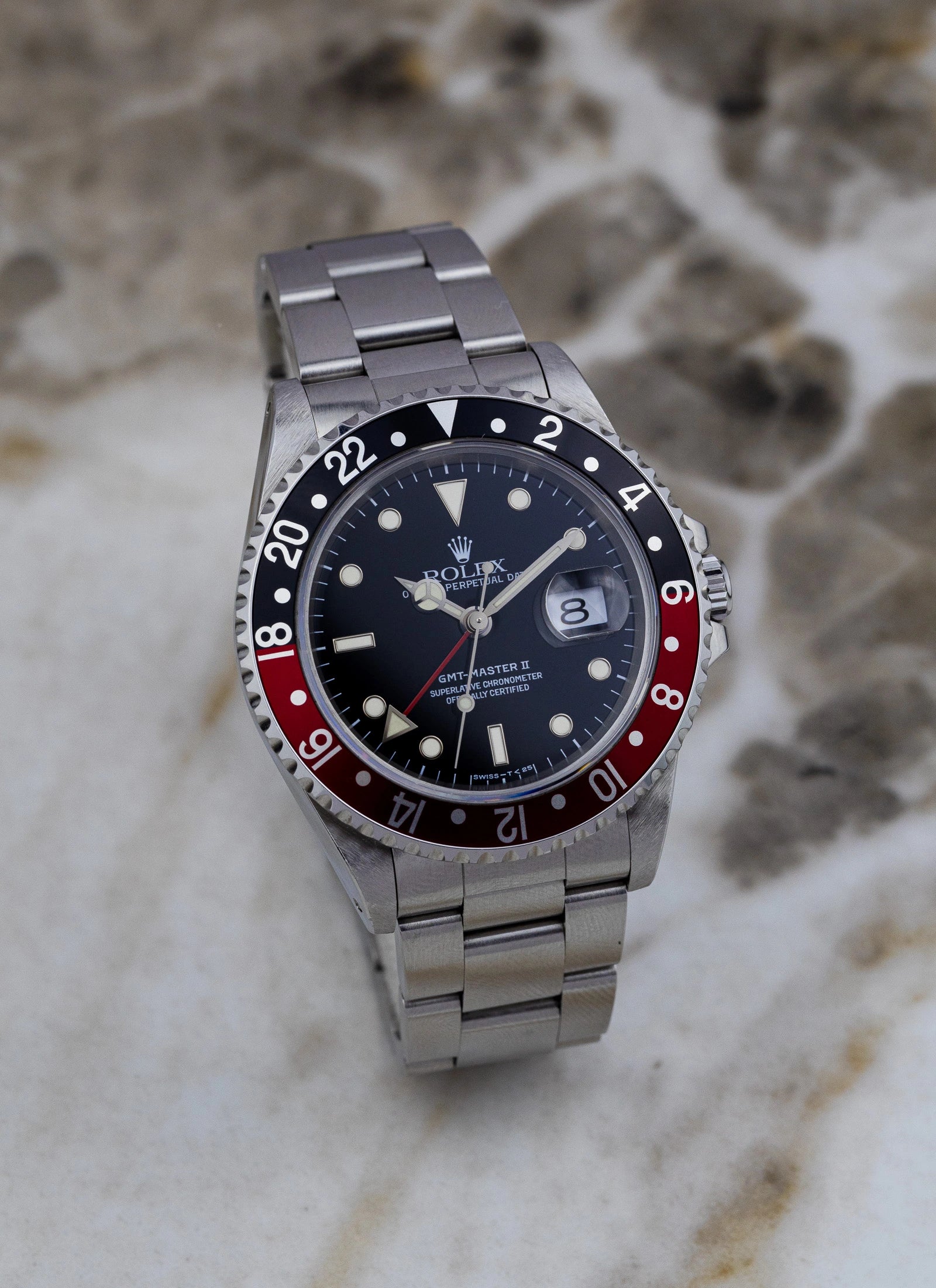 1996 Rolex GMT-Master II 16710 Coke Full Set
