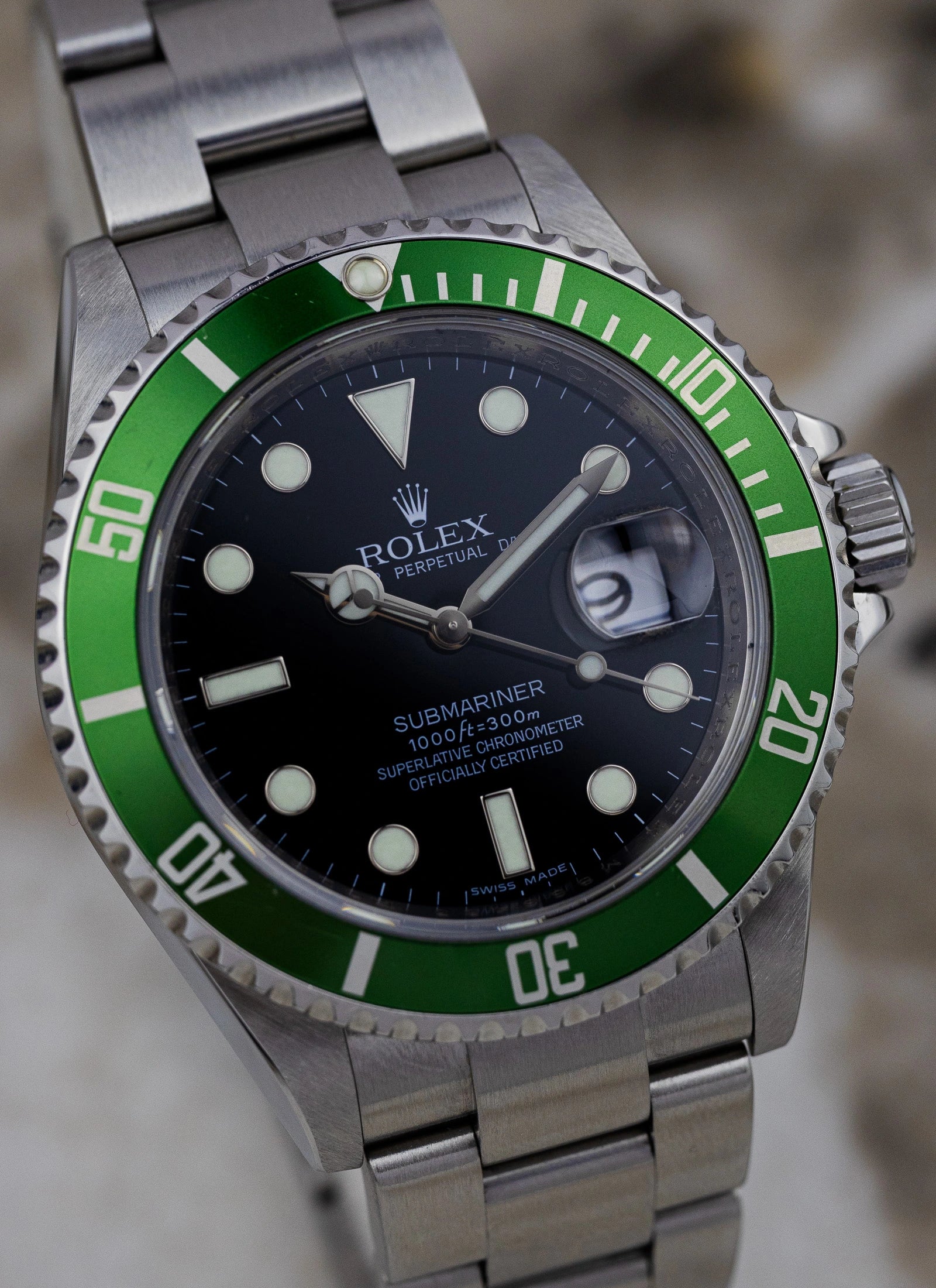 2008 Rolex Submariner Kermit Mark V 16610LV Box