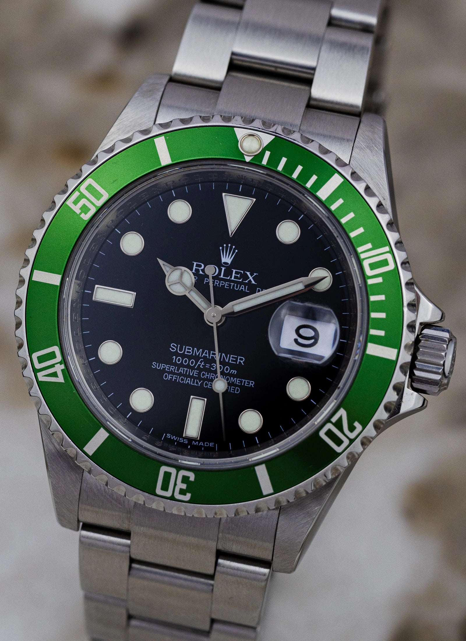 2008 Rolex Submariner Kermit Mark V 16610LV Box
