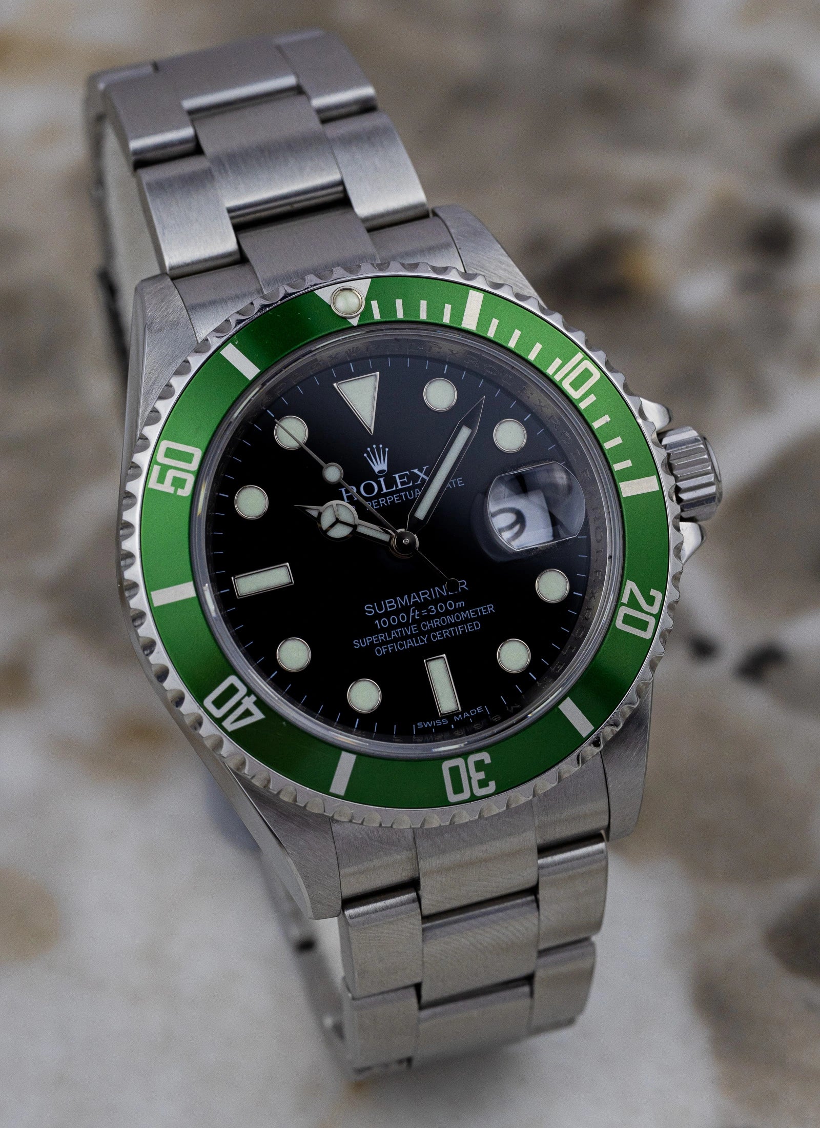 2008 Rolex Submariner Kermit Mark V 16610LV Box