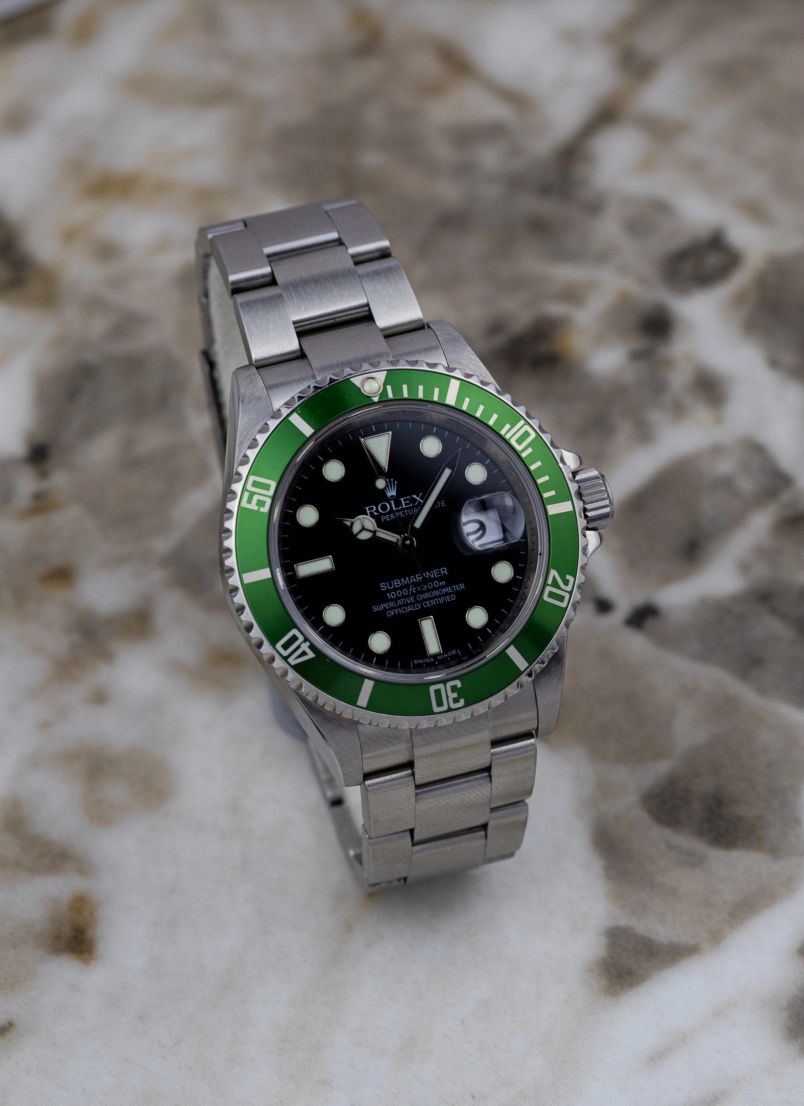 2008 Rolex Submariner Kermit Mark V 16610LV Box