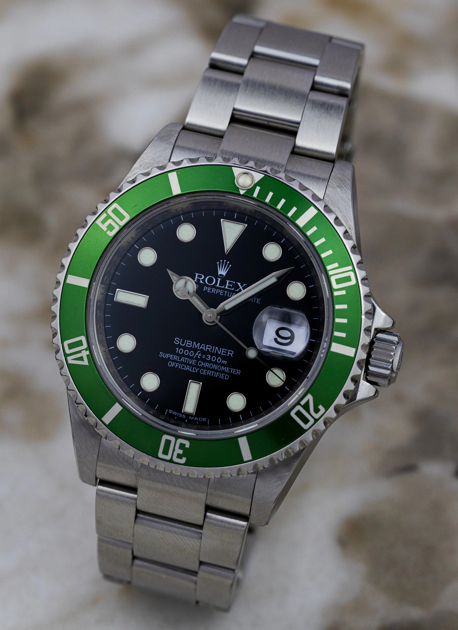 2008 Rolex Submariner Kermit Mark V 16610LV Box