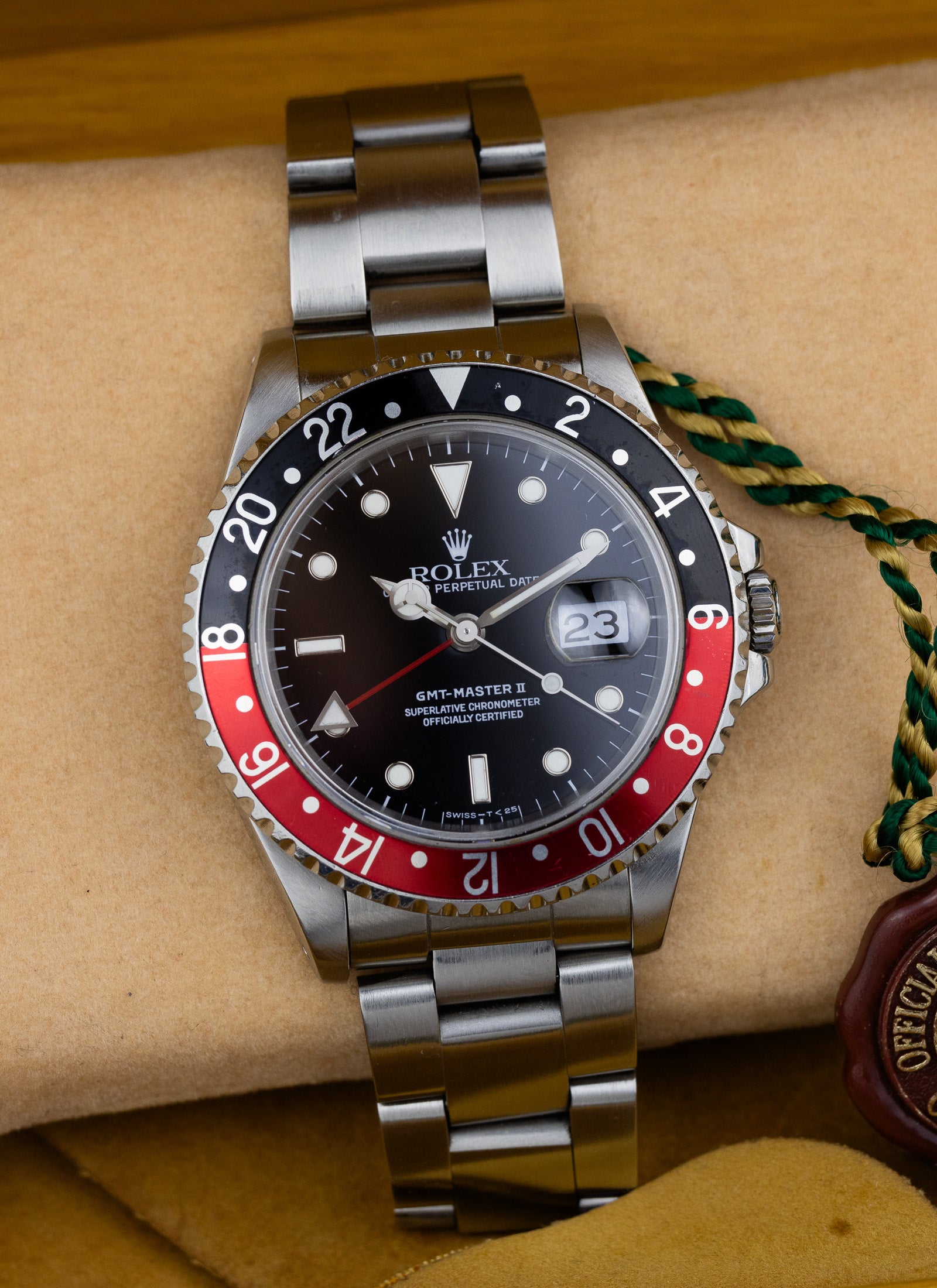 1990 Rolex GMT Master II Coke 16710 Box