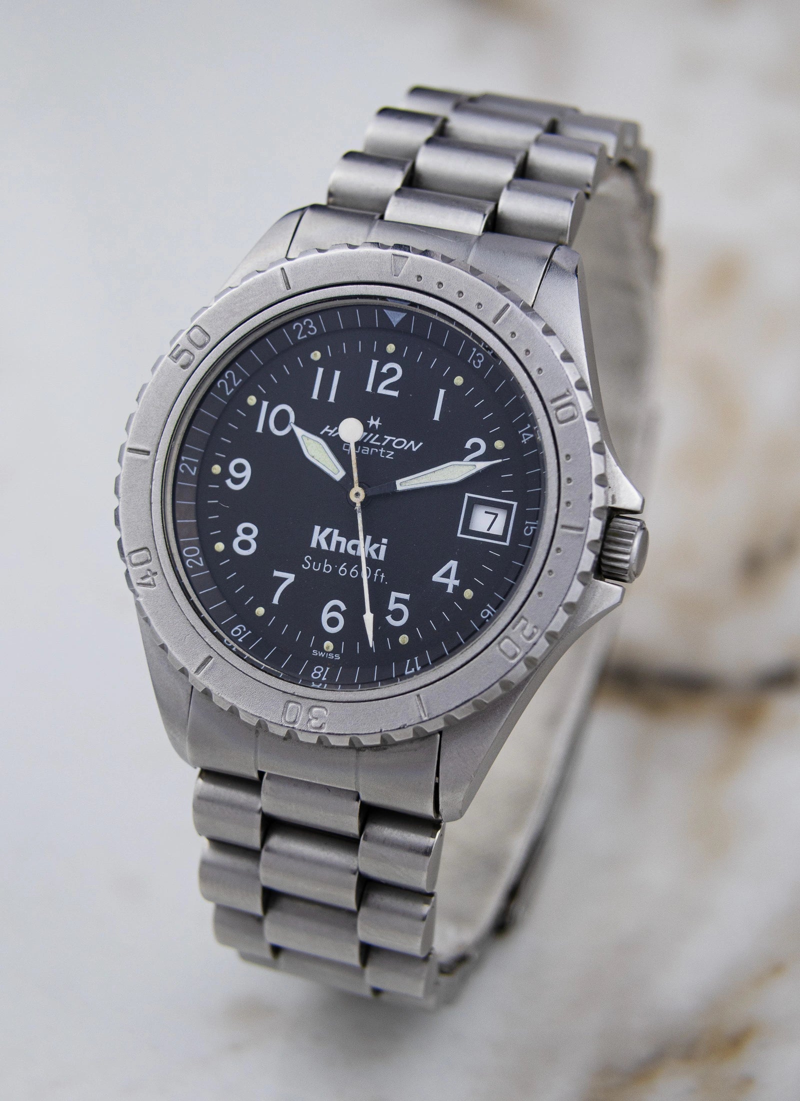 1990s Hamilton Khaki Sub Quartz 9399